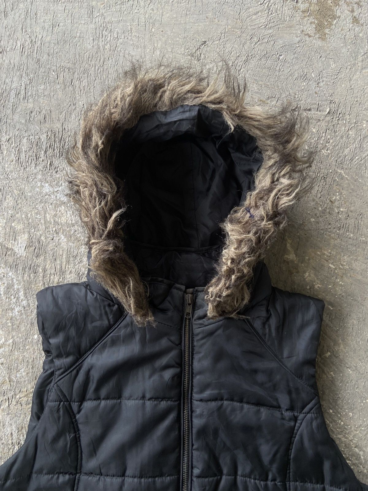 BUFFALO BOBS 2000s Dotti - Vkei Style Fur Hoodie Puffer Vest Size US M / EU 48-50 / 2 - 3 Thumbnail