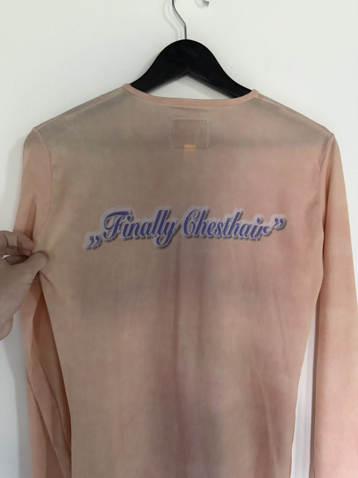 Walter Van Beirendonck FW1996 Runway W&LT Finally Chesthair Sweatshirt Size US M / EU 48-50 / 2 - 4 Thumbnail