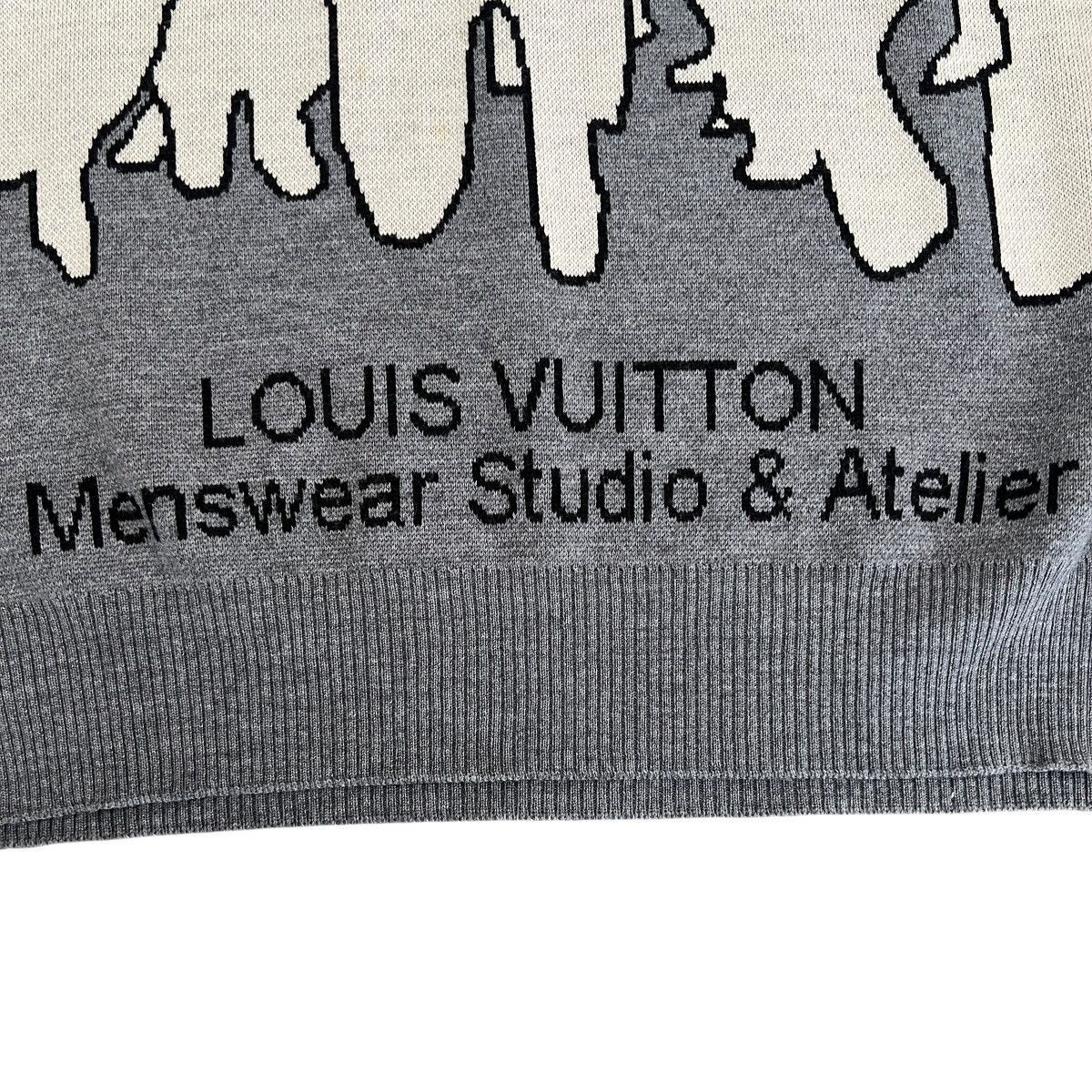 Louis Vuitton LOUIS VUITTON 2020SS Virgil Abloh Jacquard Knit Sweater L Size US L / EU 52-54 / 3 - 4 Thumbnail