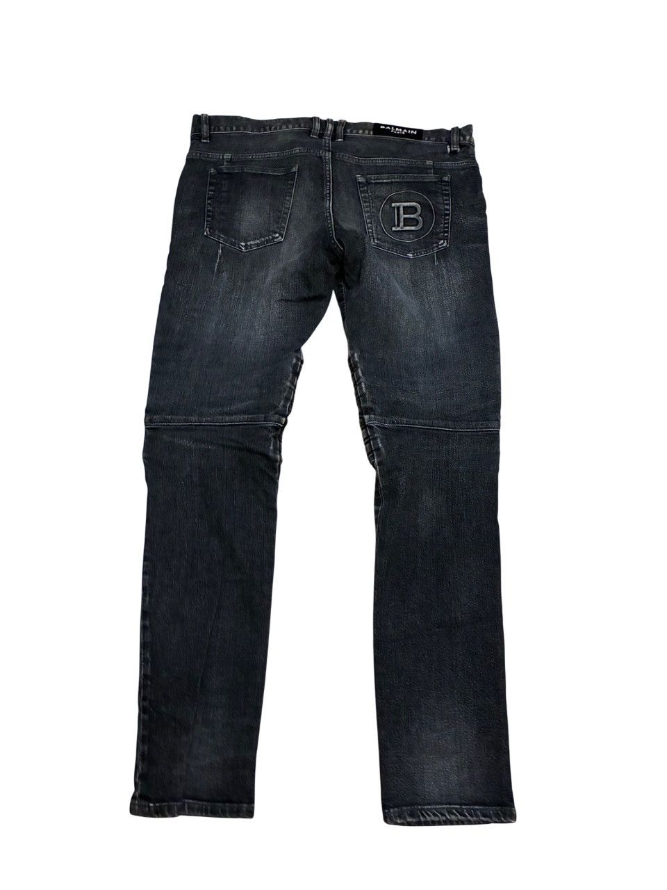 Balmain *Final Drop* Vintage Balmain Stonewash Biker Jeans Size US 36 / EU 52 - 3 Thumbnail