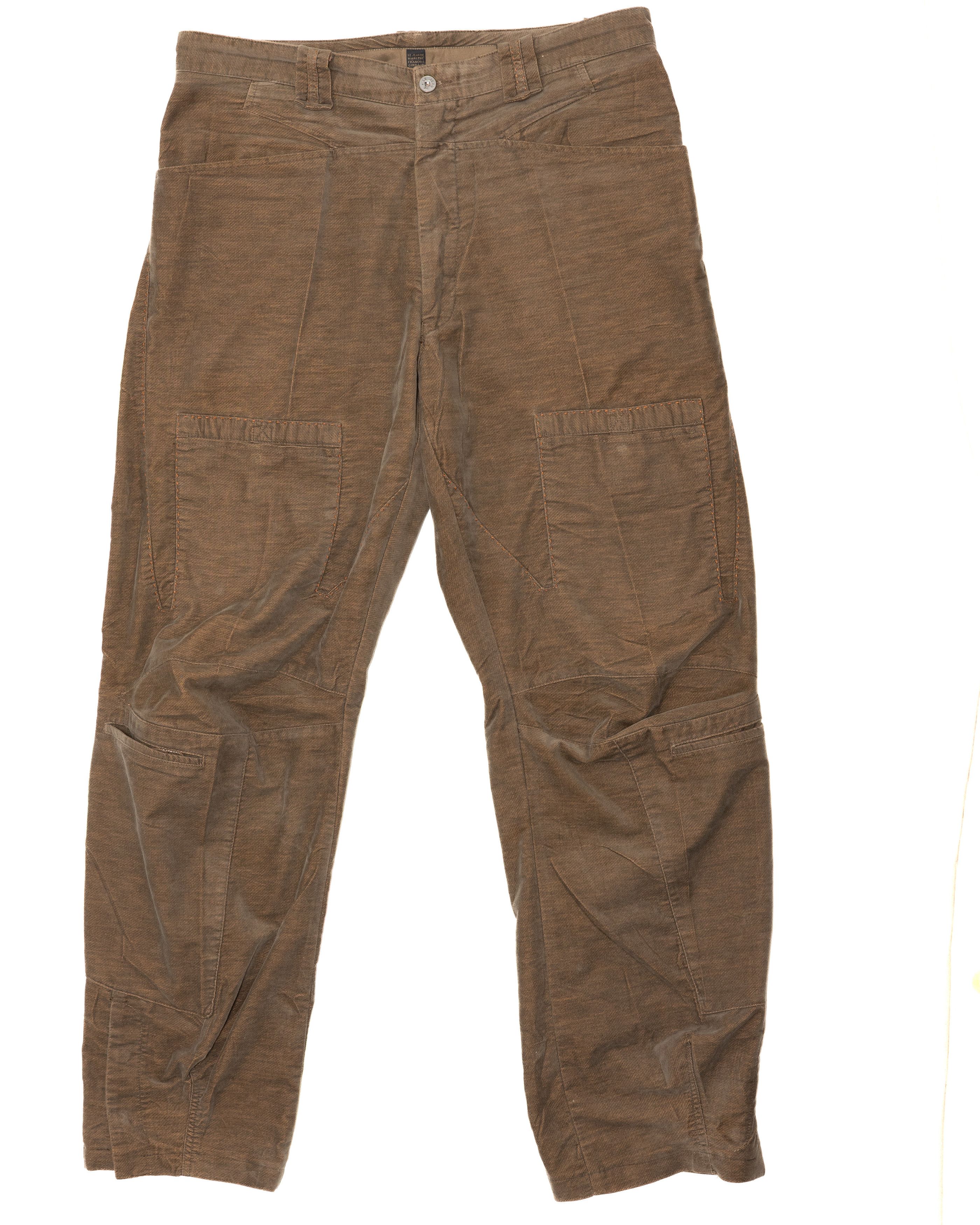 Marithe + Francois Girbaud 2000s Velvet 2 Piece Cargo Parachute Suit Size 40R - 10 Thumbnail