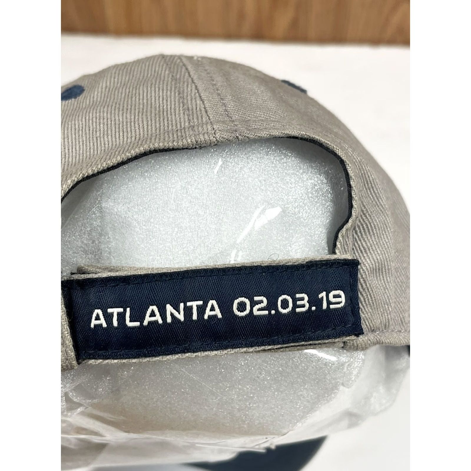 47 47 NFL MVP SuperBowl LIII 53 Gray Adult Adjustable StrapBack Hat Cap One Size Size ONE SIZE - 6 Thumbnail