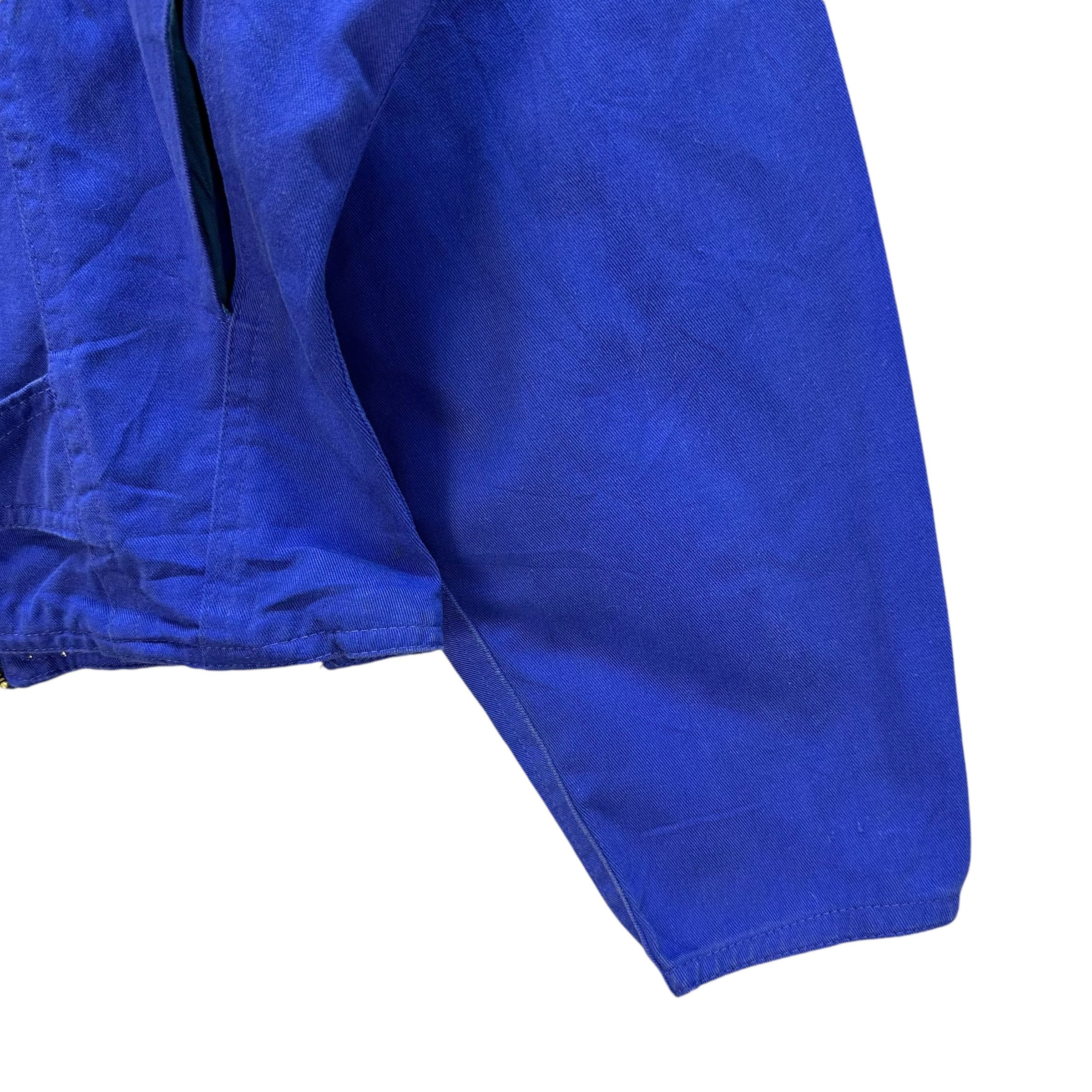 If Six Was Nine GARCIA GARDA Big Logo Studded Blue Crop Jacket #A51-1197 Size S / US 4 / IT 40 - 10 Thumbnail