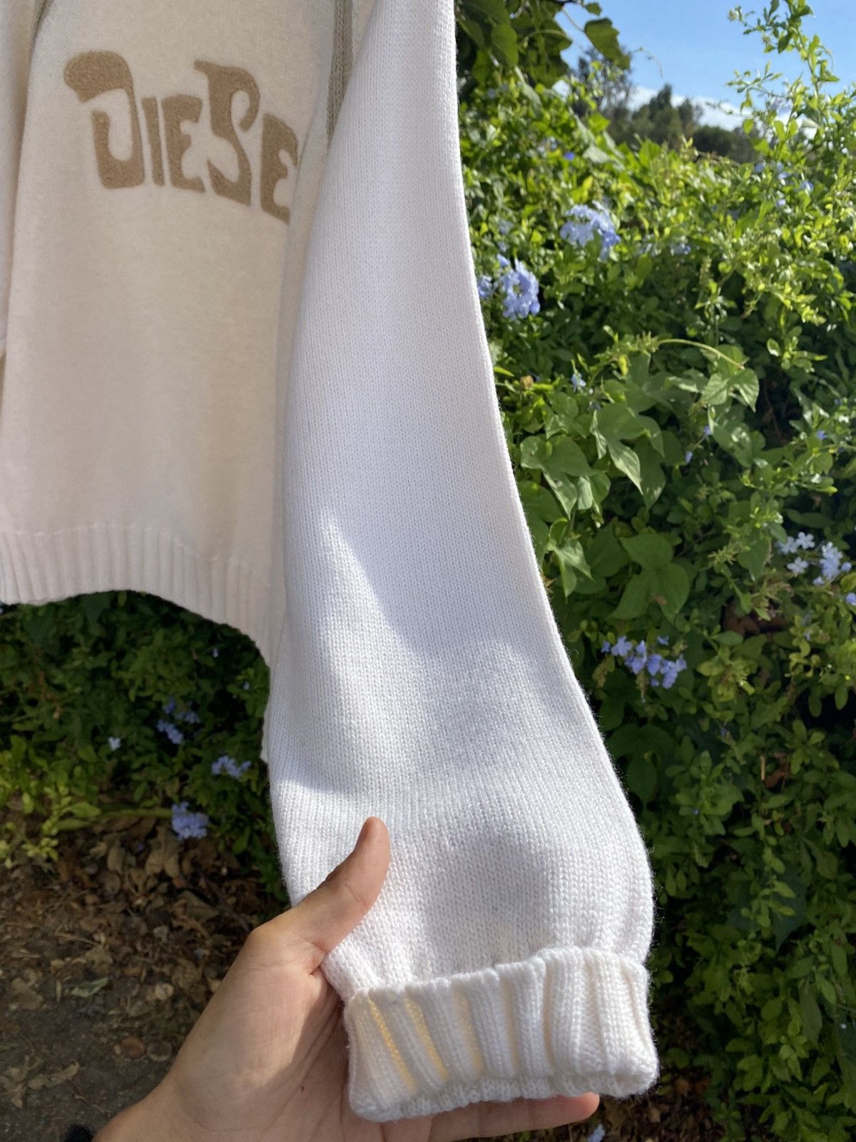 Diesel Diesel 2000's Y2K knit wool sweatshirt big logo - XXL Size US XXL / EU 58 / 5 - 6 Thumbnail