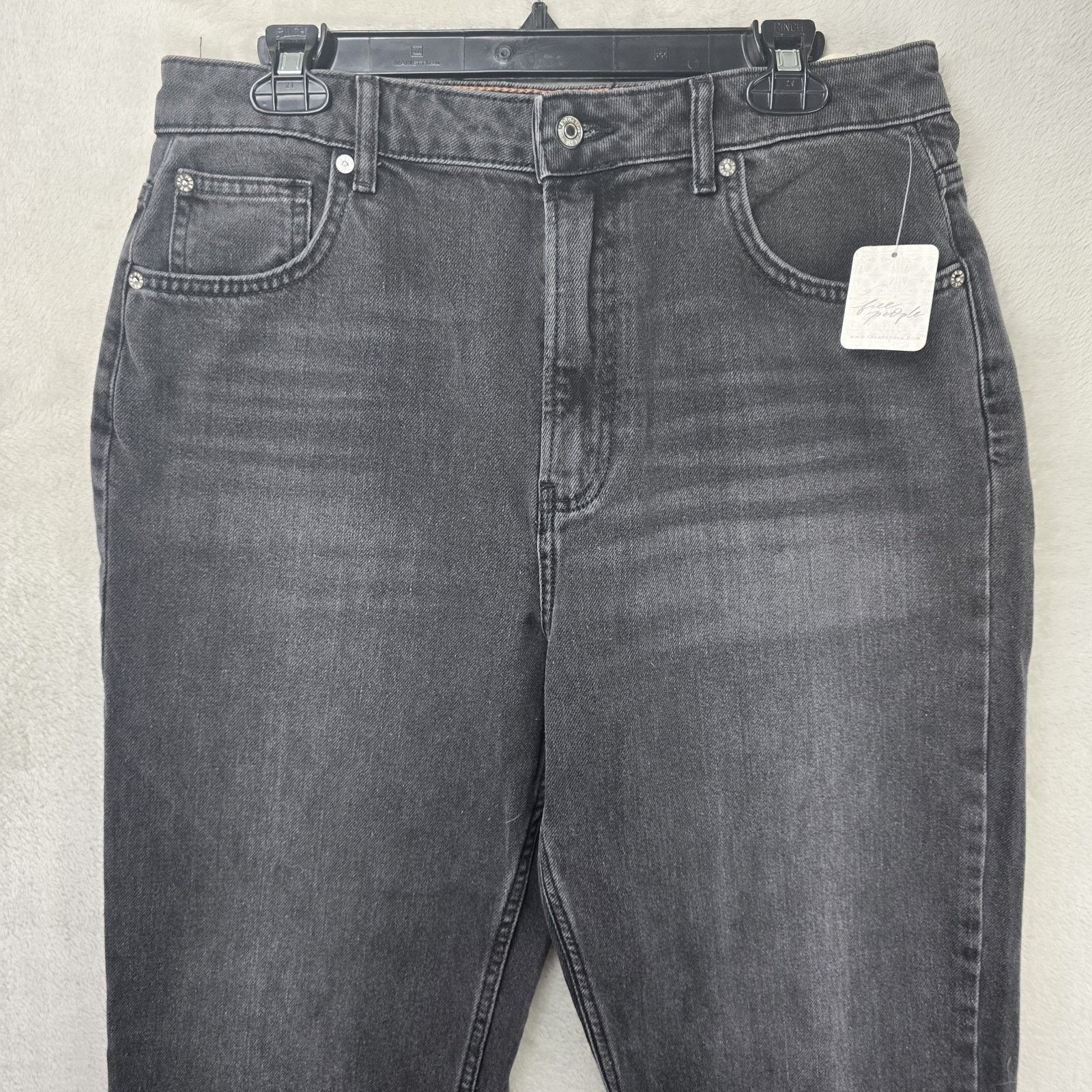 Free People Free People We The Free Pacifica Slim Straight Leg Jeans 32 Size 32" / US 10 / IT 46 - 2 Thumbnail