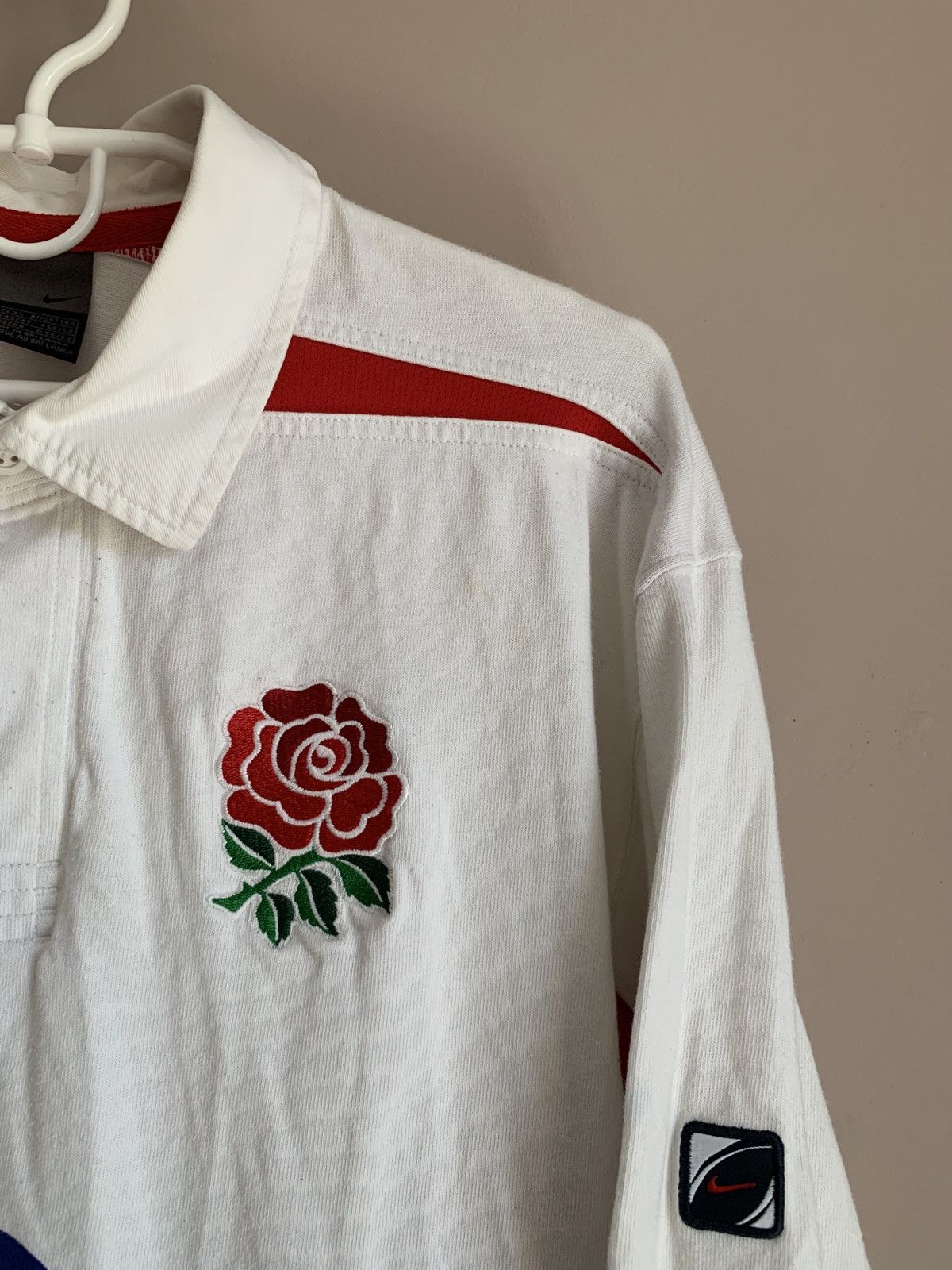 Nike England 2003 World Cup Rugby Union Nike Shirt Long Sleeve XL Size US XL / EU 56 / 4 - 4 Thumbnail
