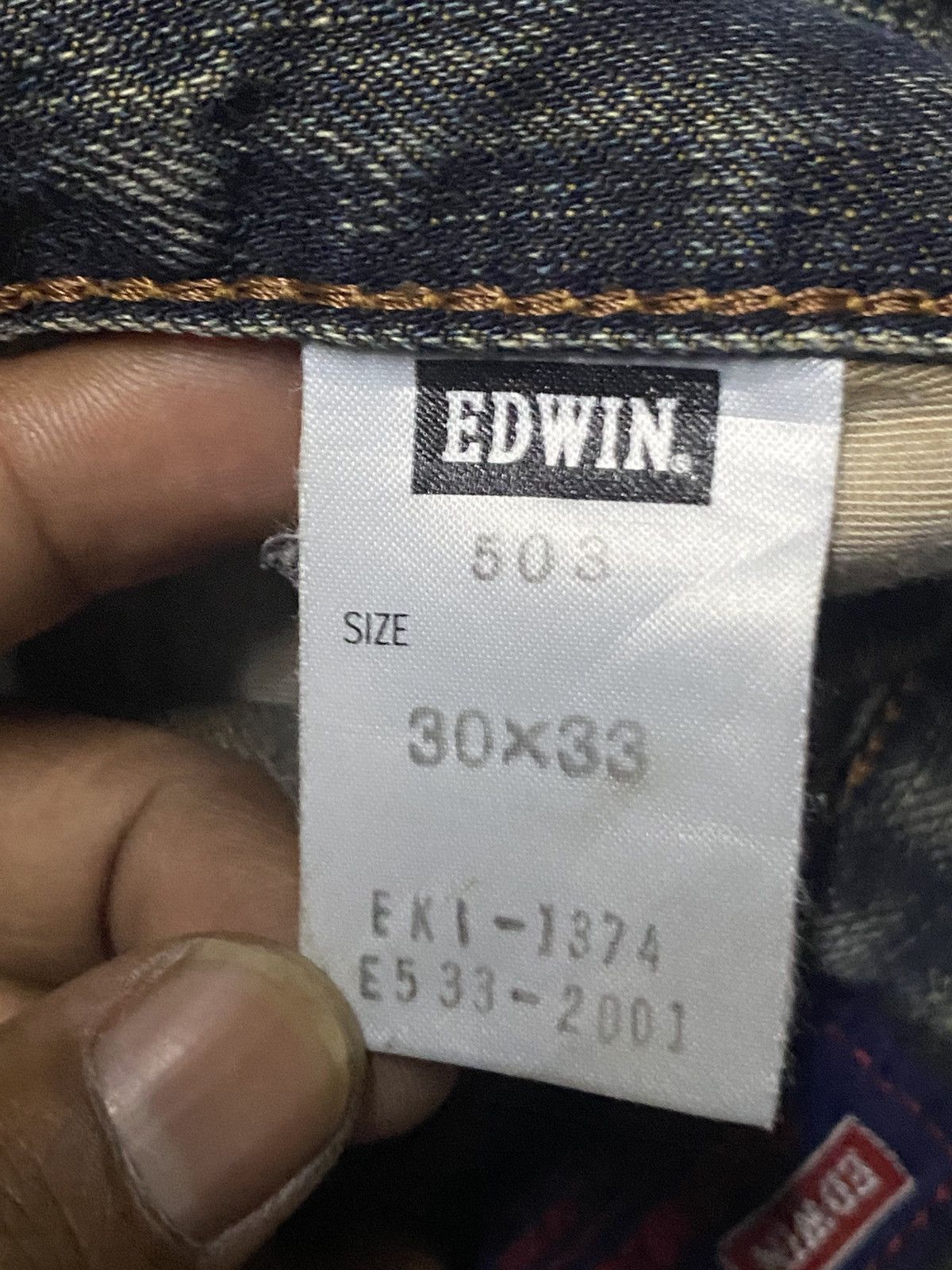 Edwin Vintage Japanese Brand Edwin 503 Faded Distressed Jeans Size US 31 - 15 Thumbnail