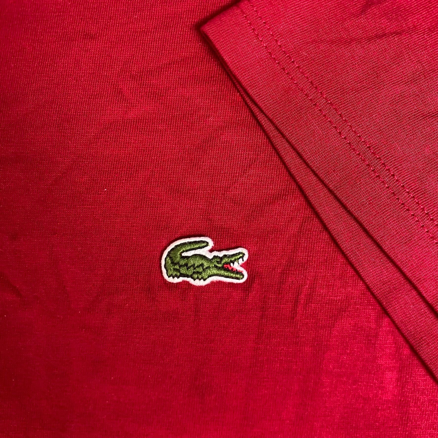 Lacoste Vintage Y2K Lacoste Logo Shirt Red Alligator Preppy Tee Size US M / EU 48-50 / 2 - 3 Thumbnail