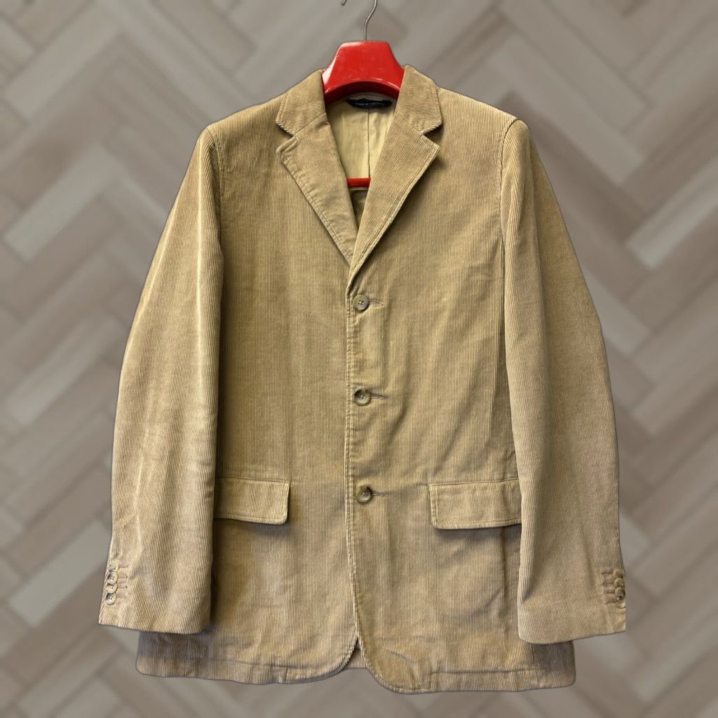 Banana Republic VINTAGE Banana Republic Blazer? Wait: Banana Republic corduroy men’s 46R tan 3-button sport coat jacket Size 46R - 1 Thumbnail