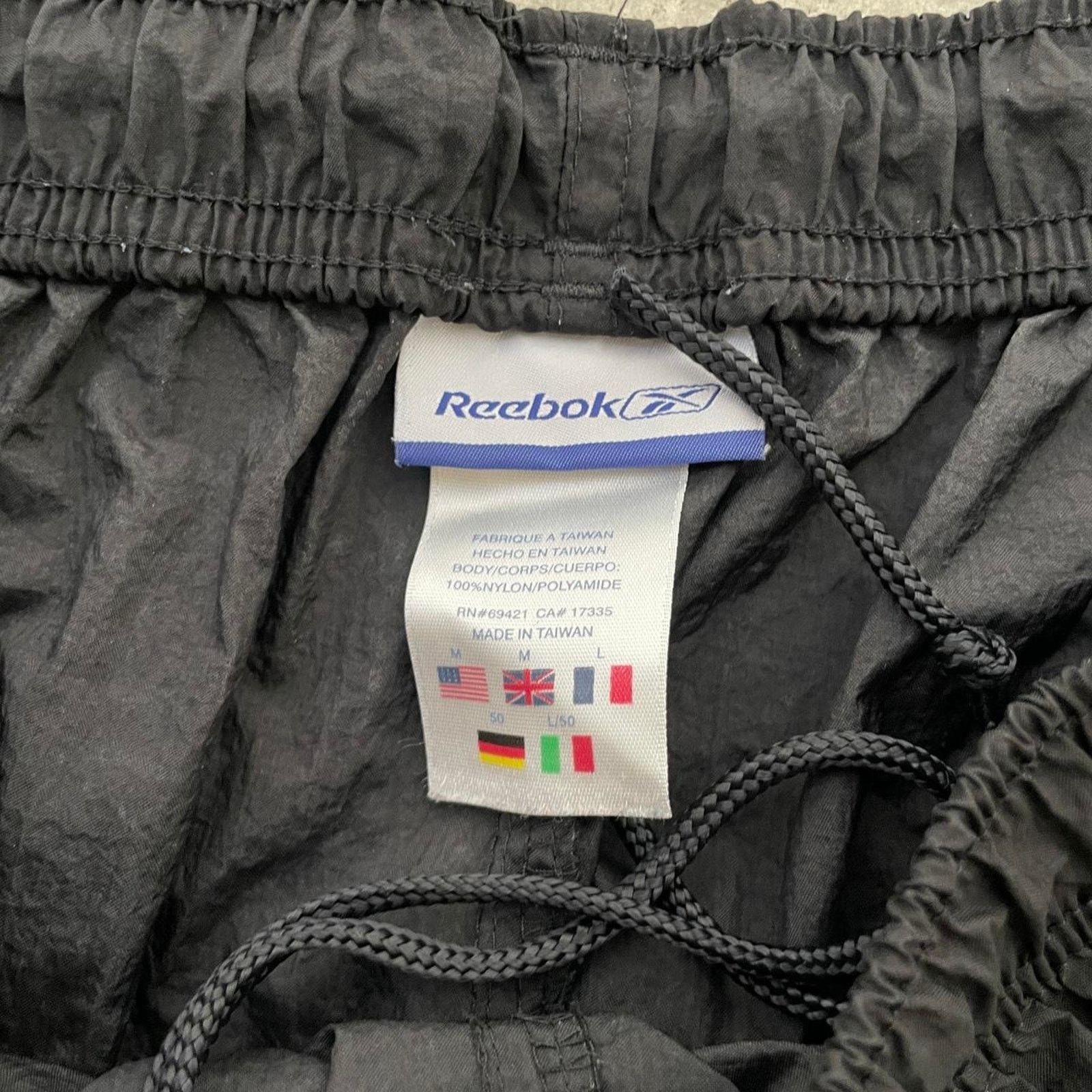 Reebok Vintage Reebok Black Track Pants Size US 28 / EU 44 - 8 Thumbnail