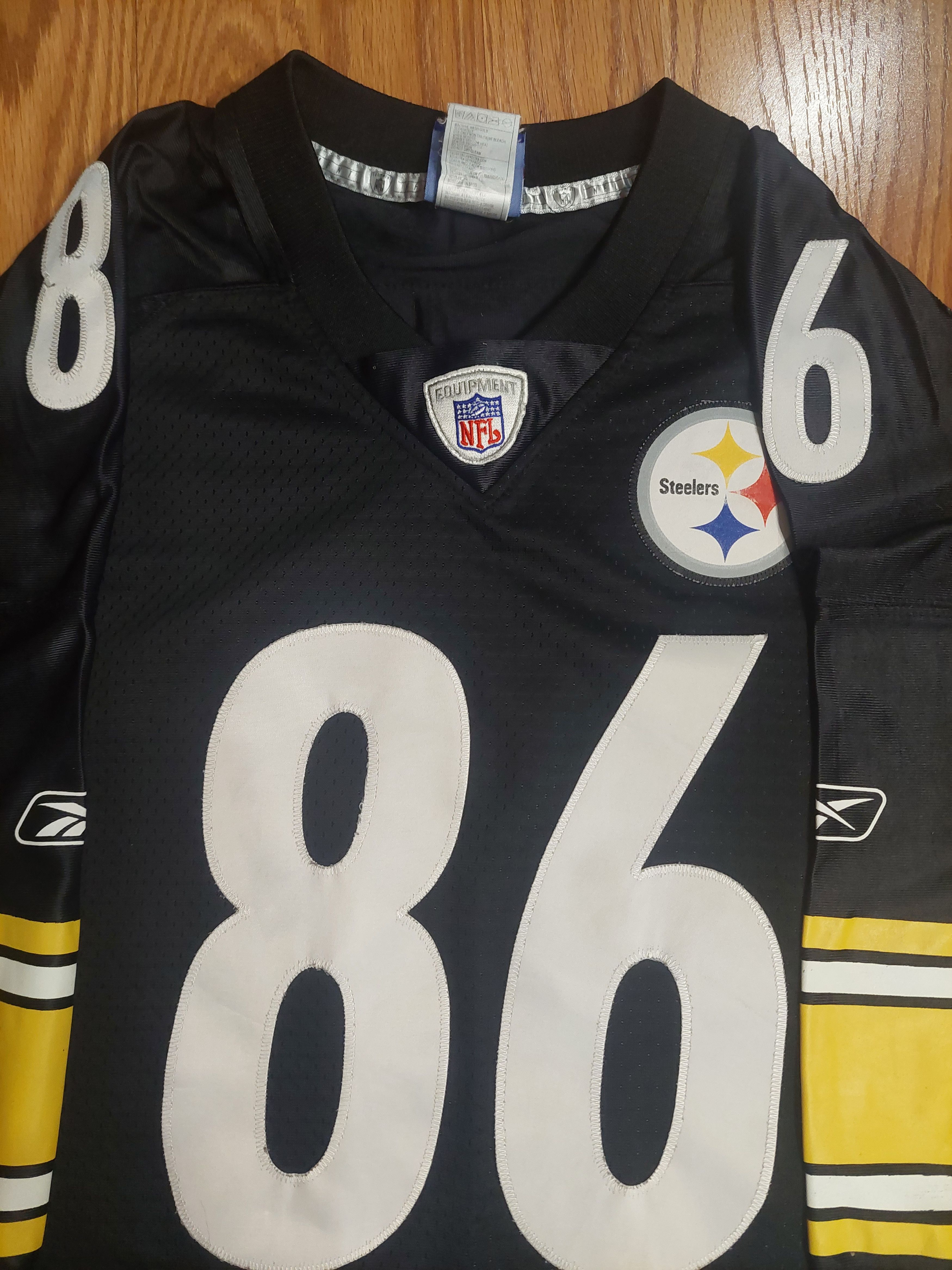 Reebok Authentic Pittsburgh Steelers HInes Ward Reebok NFL Jersery Size US XXL / EU 58 / 5 - 4 Thumbnail