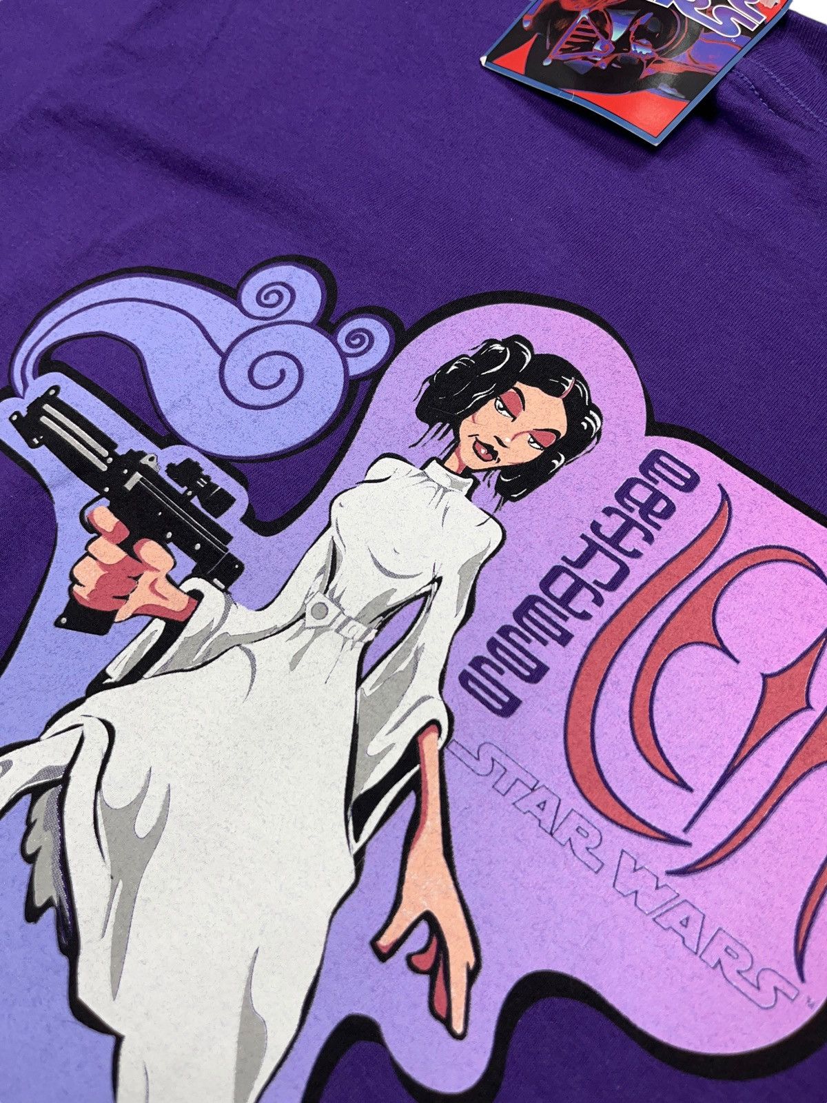 Star Wars × Vintage Vintage 1996 Winterland Star Wars Princess Leia T-shirt Size US L / EU 52-54 / 3 - 3 Thumbnail