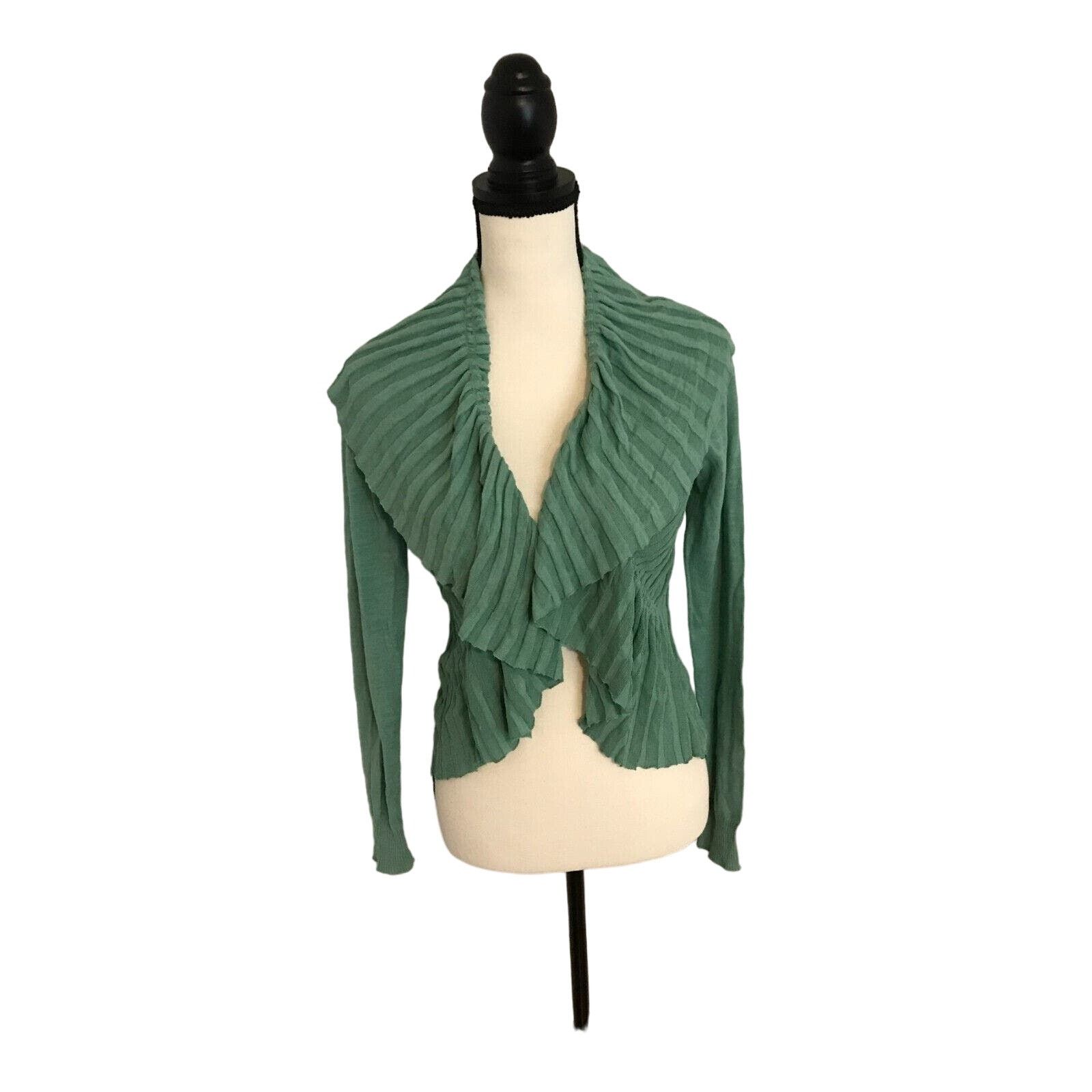 Anthropologie Anthropologie by Angel from the North, Pleated Cardigan Size S / US 4 / IT 40 - 1 Thumbnail