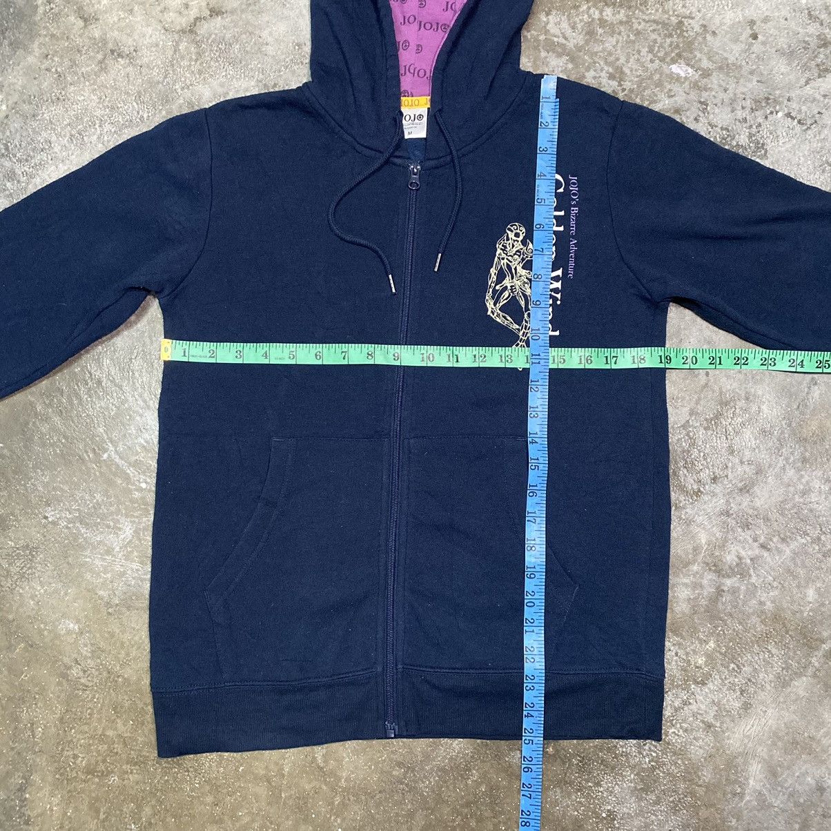 Anime × Cartoon Network × Japanese Brand JoJo’s Bizarre Adventure Golden Wind Anime Zipper Hoodie Size US M / EU 48-50 / 2 - 14 Thumbnail