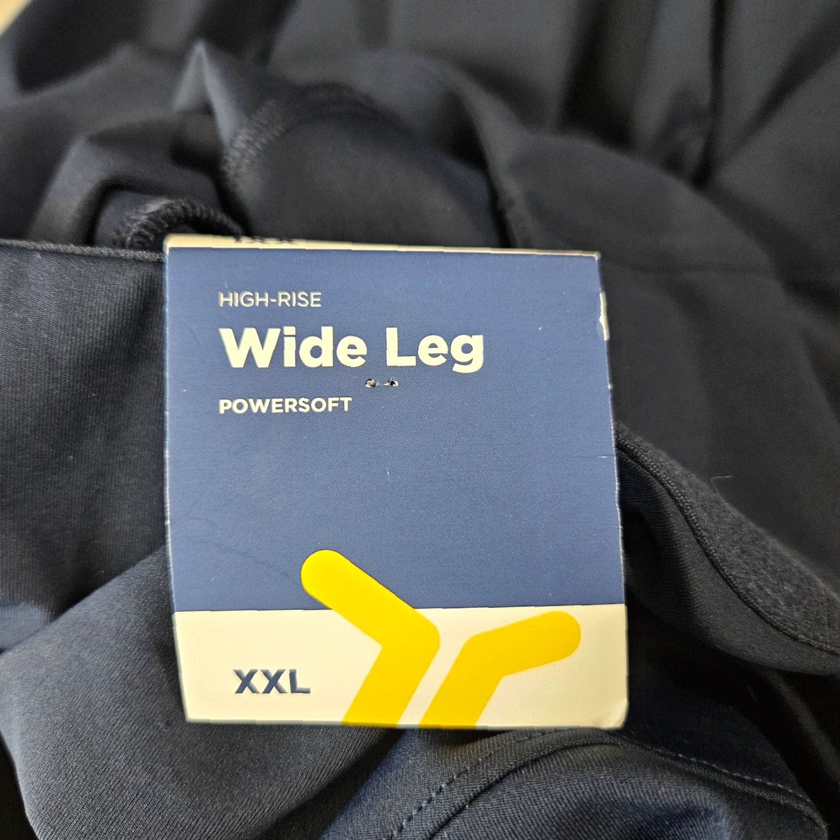 Old Navy VINTAGE Old Navy Womens Wide Leg Powersoft Pants Sz 2XL Blue Pull On High Rise Size 40" / US 18 - 6 Thumbnail