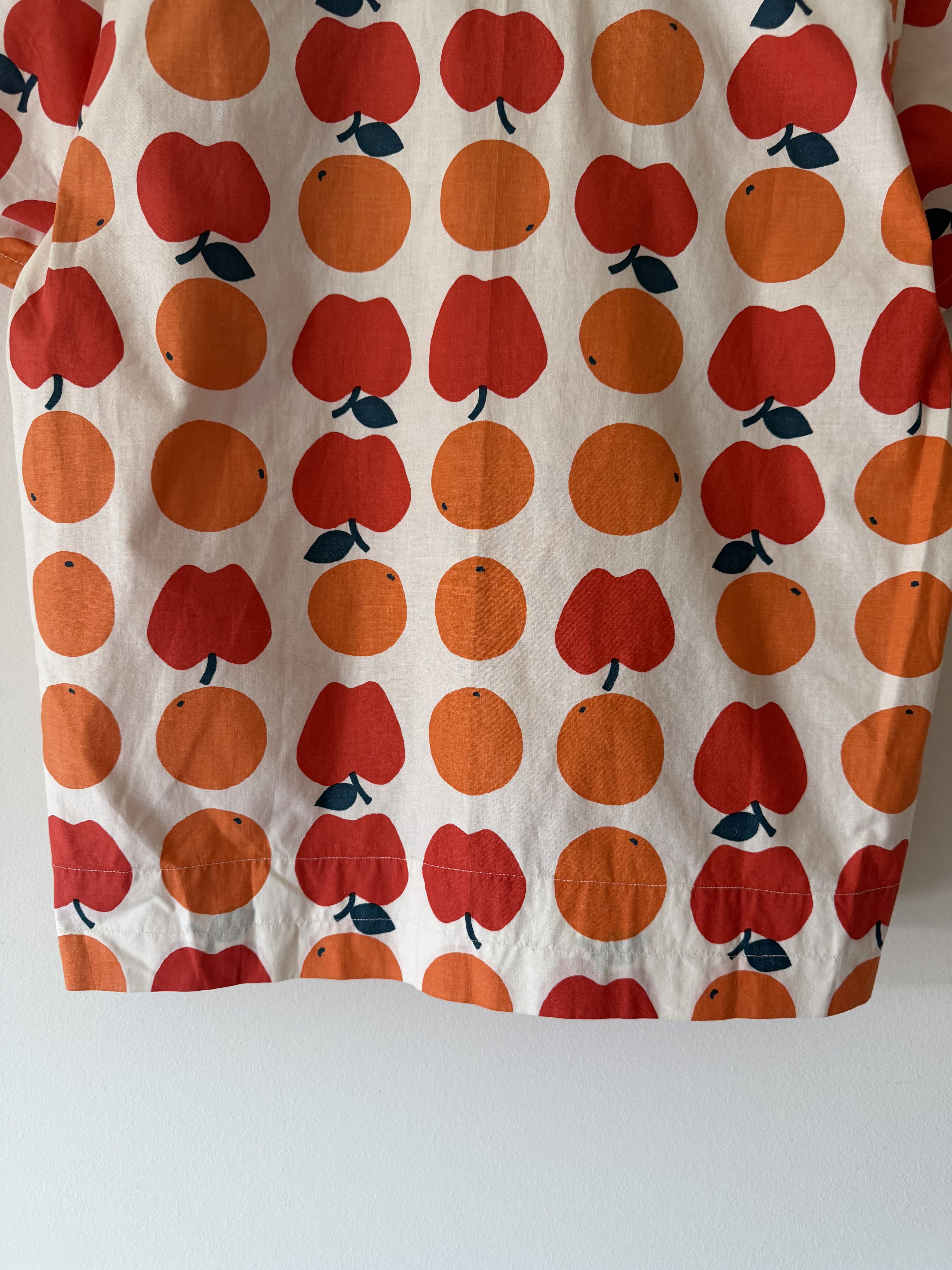 Bode Bode One Of A Kind Tablecloth Shirt in White Orange Size US S / EU 44-46 / 1 - 7 Thumbnail