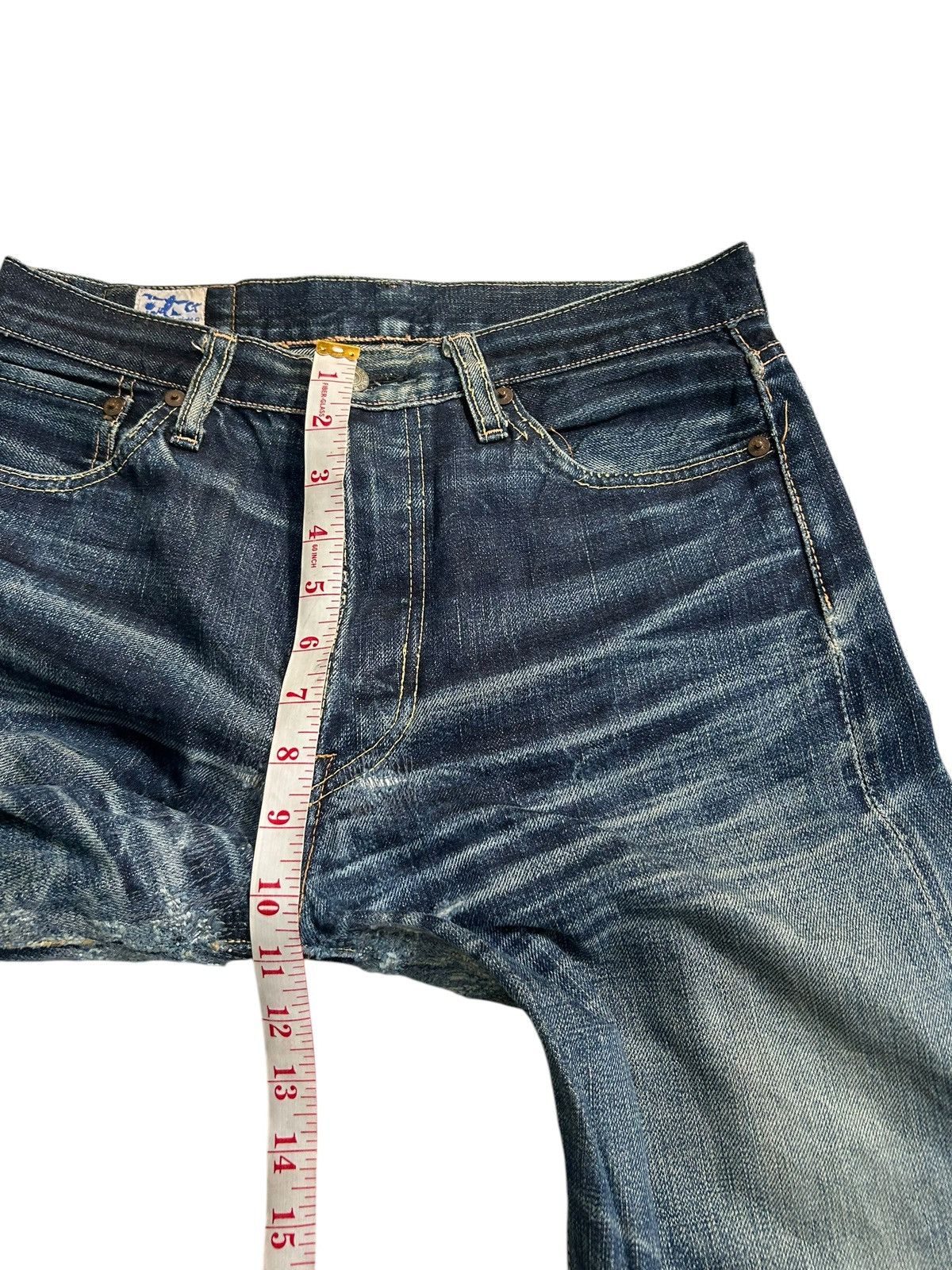 Japanese Brand × Kapital × Vintage eight-G Selvedge Distressed Japanese Denim Jeans Size US 29 - 22 Thumbnail