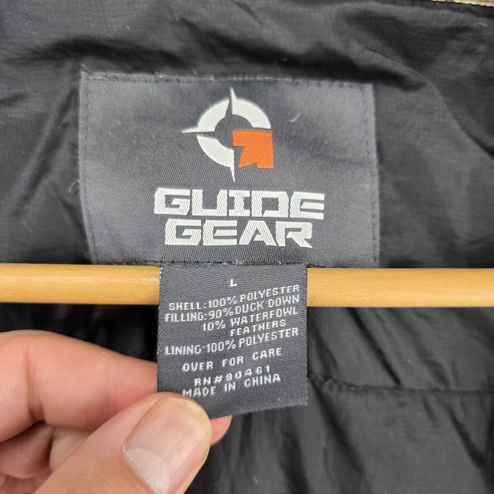 Other Guide Gear Duck Down Camouflage Puffer Jacket Large *FLAWS* Size US L / EU 52-54 / 3 - 6 Thumbnail