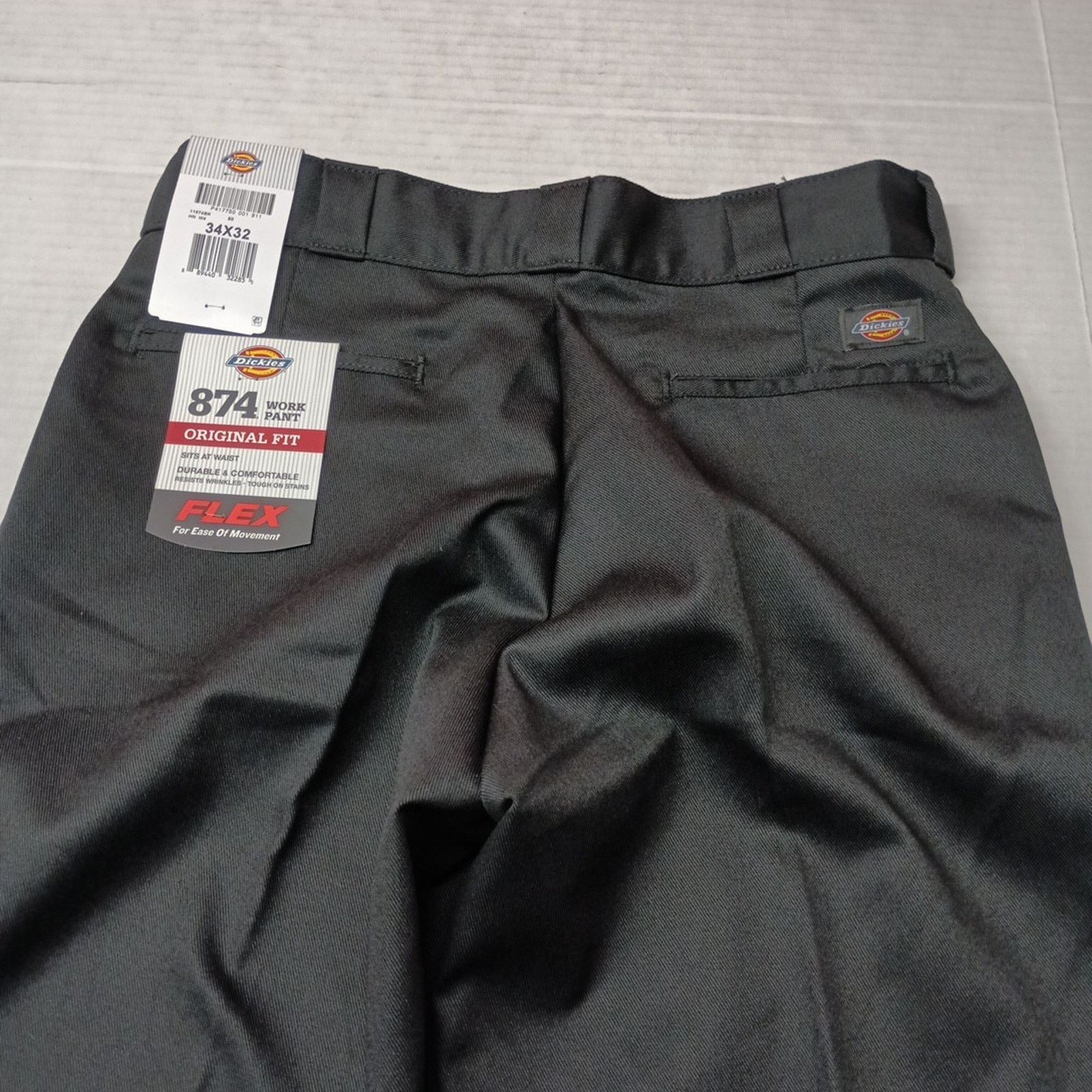 Dickies Dickies 874 Pants Men's Original Fit Work Pants 34x32 Black Size US 34 / EU 50 - 7 Thumbnail