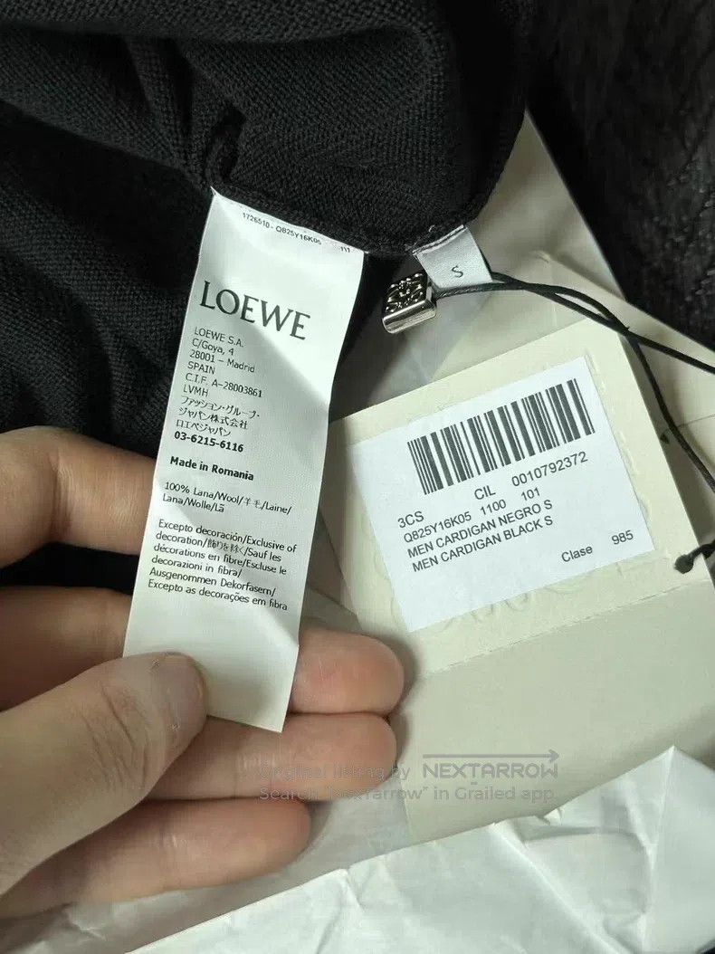 Loewe Loewe Embroidered Logo Cardigan Size S / US 4 / IT 40 - 4 Thumbnail