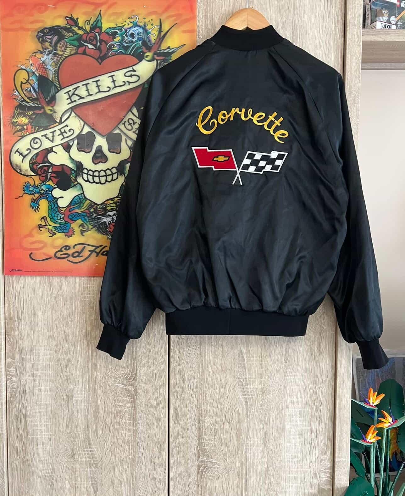Vintage Vintage 80s 90s Corvette Jacket Bomber Westark USA 💥🔥 Size US M / EU 48-50 / 2 - 1 Thumbnail