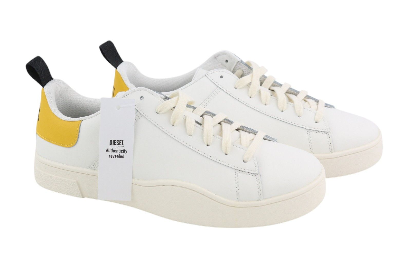 Diesel S-CLEVER LOW LACE EU45 Light Cow Leather Almond Toe 40830 Size US 12 / EU 45 - 2 Thumbnail