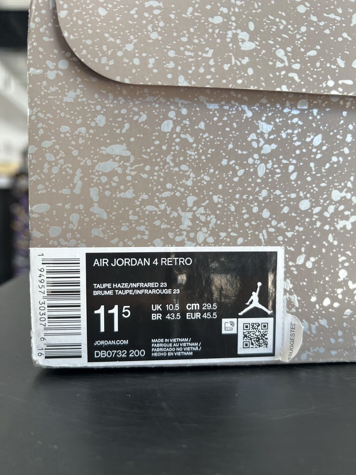 Jordan Brand Air Jordan 4 Taupe Haze Sz. 11.5 (2021) Size US 11.5 / EU 44-45 - 11 Thumbnail