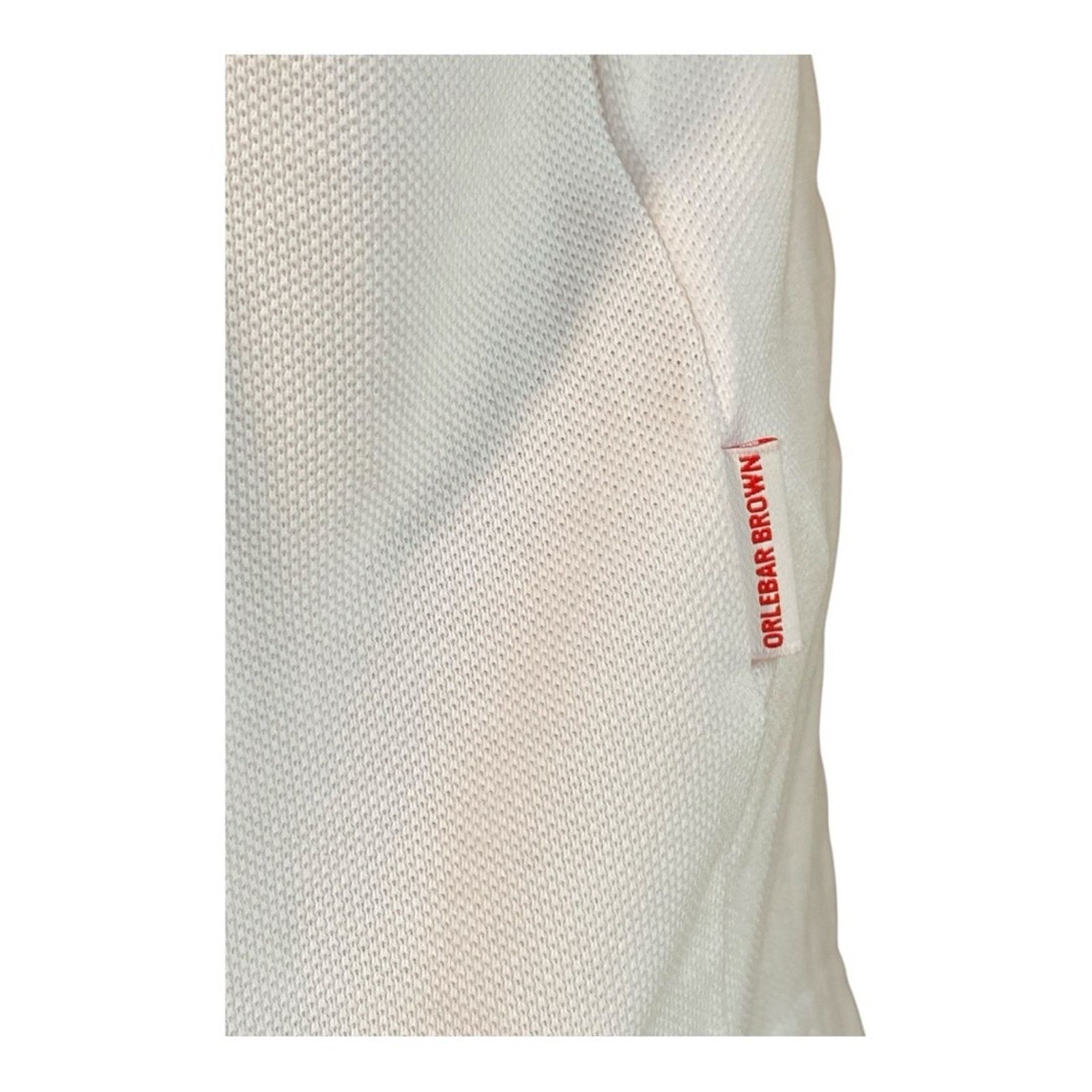 Orlebar Brown Orlebar Brown Cotton Polo textured shirt white size large Size US L / EU 52-54 / 3 - 6 Thumbnail