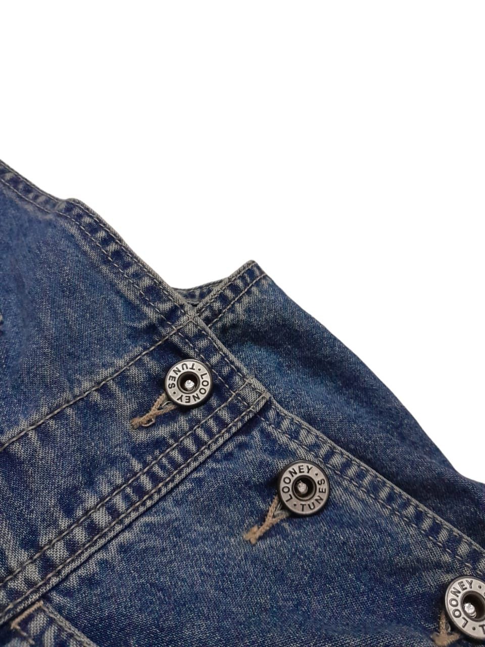 Vintage × Warner Bros 90s Looney Tunes Warner Bros Denim Overalls (F55) Waist 32 Size US 32 / EU 48 - 4 Thumbnail