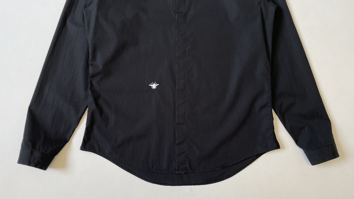 Dior × Hedi Slimane Black Cotton ‘Bee’ Logo Shirt Size US M / EU 48-50 / 2 - 6 Thumbnail