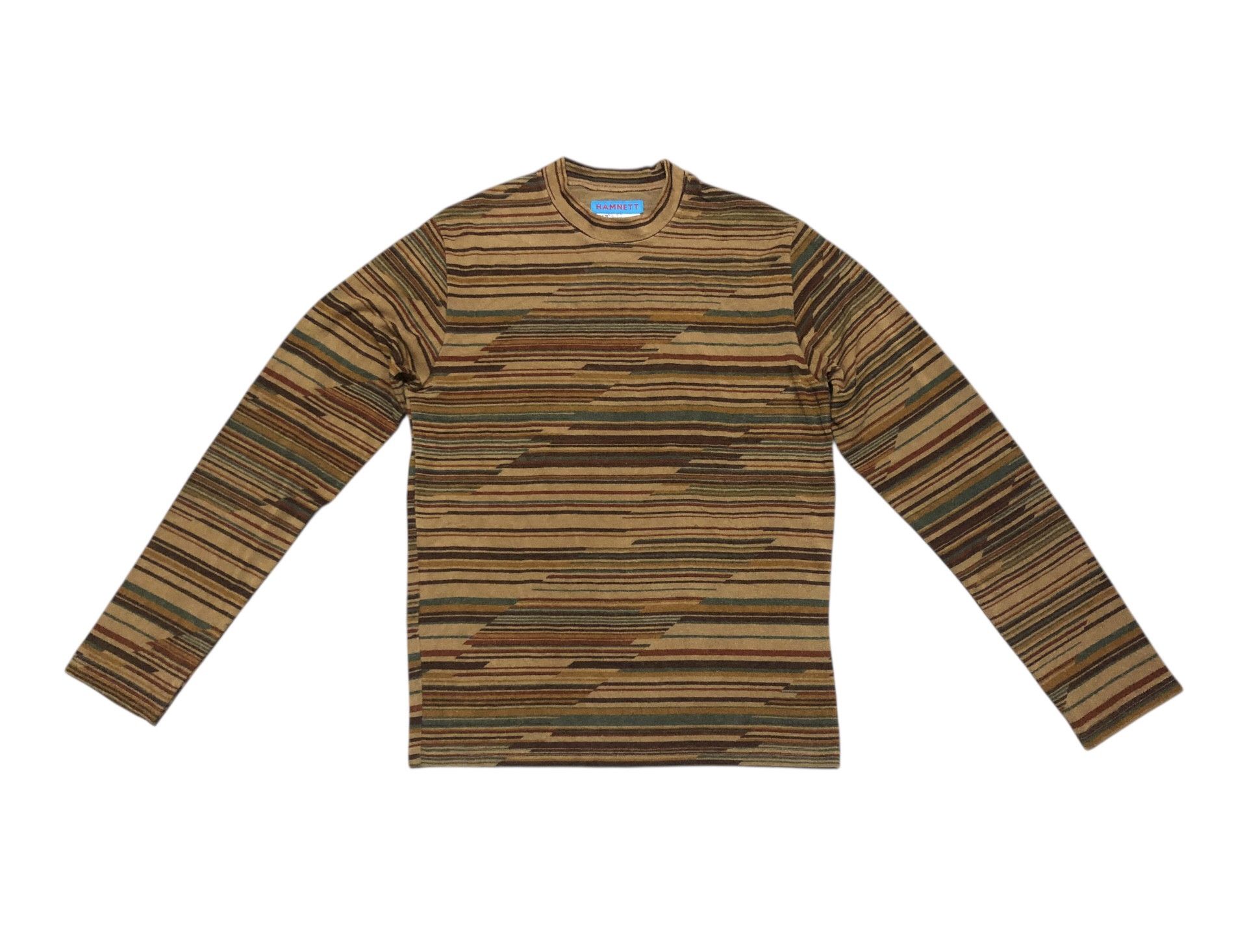 Katharine Hamnett London 🔥Vintage KATHERINE HAMNETT Striped Archive Longsleeve Shirt Size M / US 6-8 / IT 42-44 - 3 Thumbnail