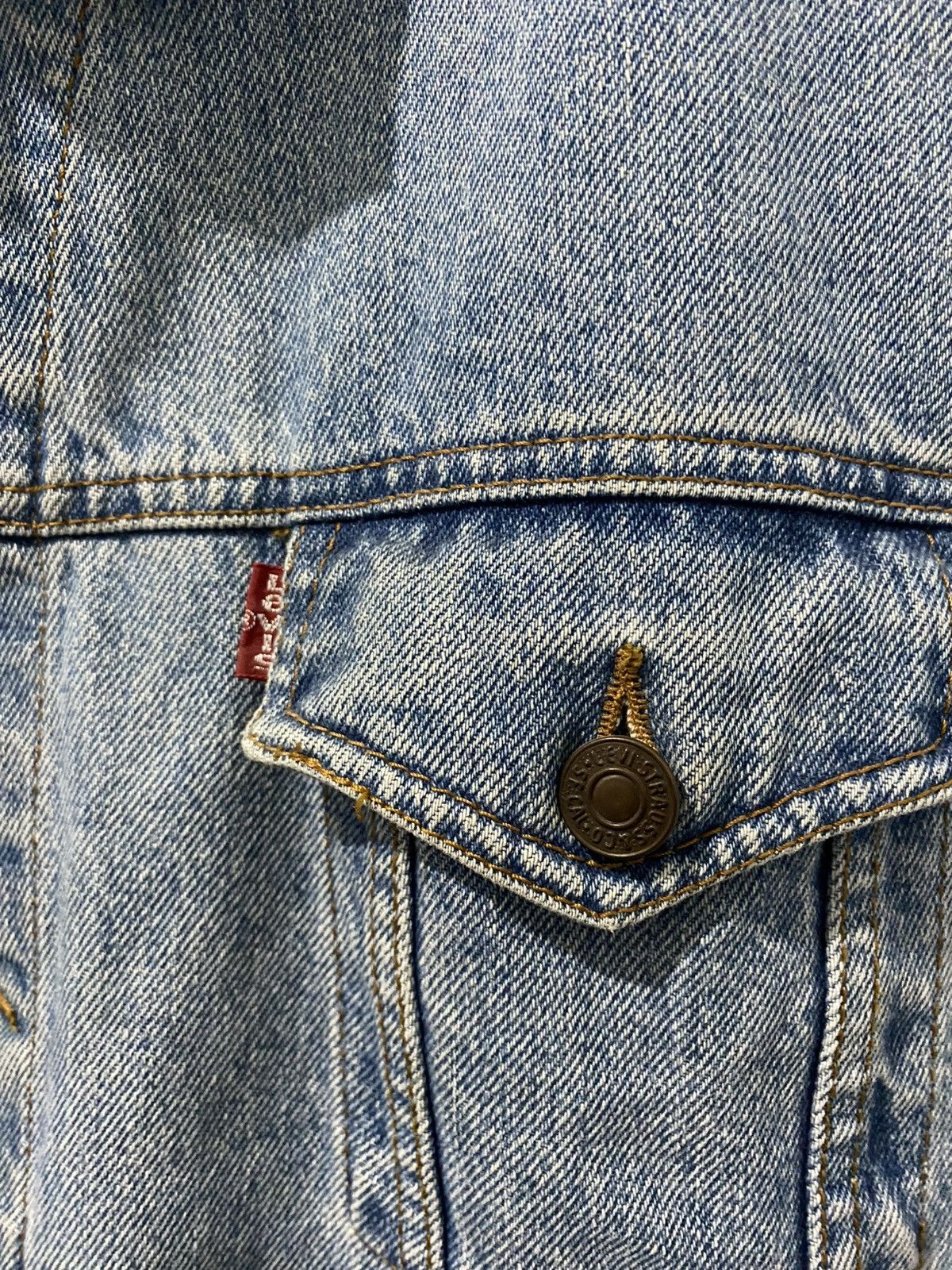 Levi's Vintage 90s levis trucker blue denim jacket Size US L / EU 52-54 / 3 - 4 Thumbnail