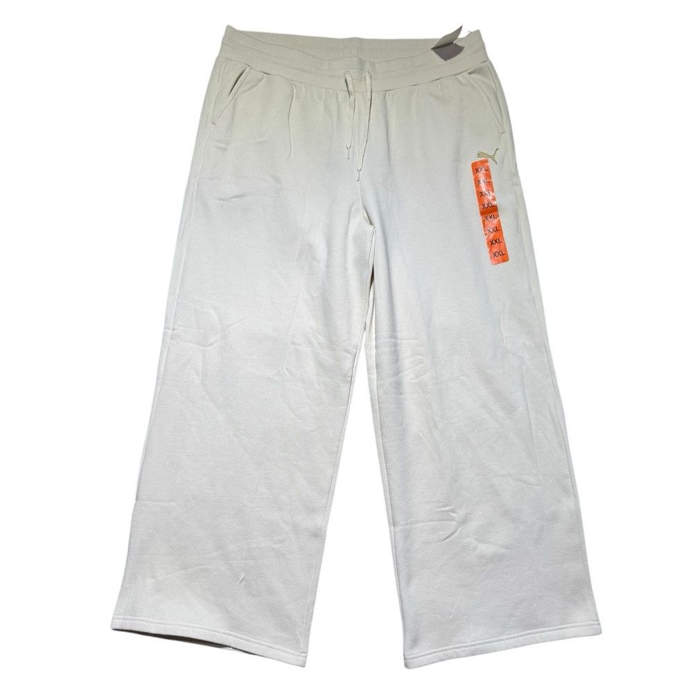 Puma NWT New Puma Fleece Straight Leg Ivory Jogger Size XXL Size 38" / US 16 / IT 52 - 3 Thumbnail