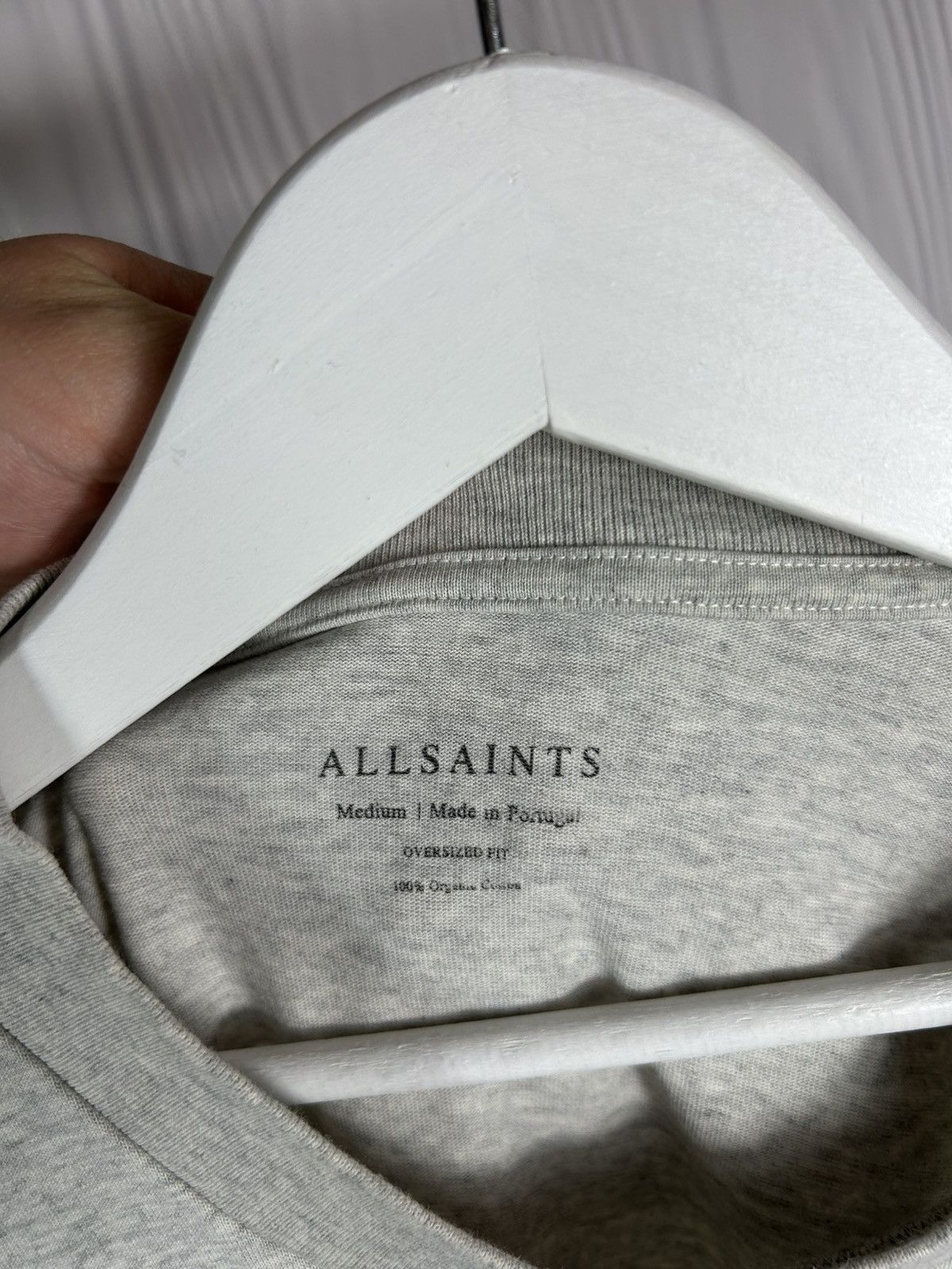 Allsaints AllSaints Size M Oversized Black Cotton Wolf Graphic HOWL Size US M / EU 48-50 / 2 - 5 Thumbnail