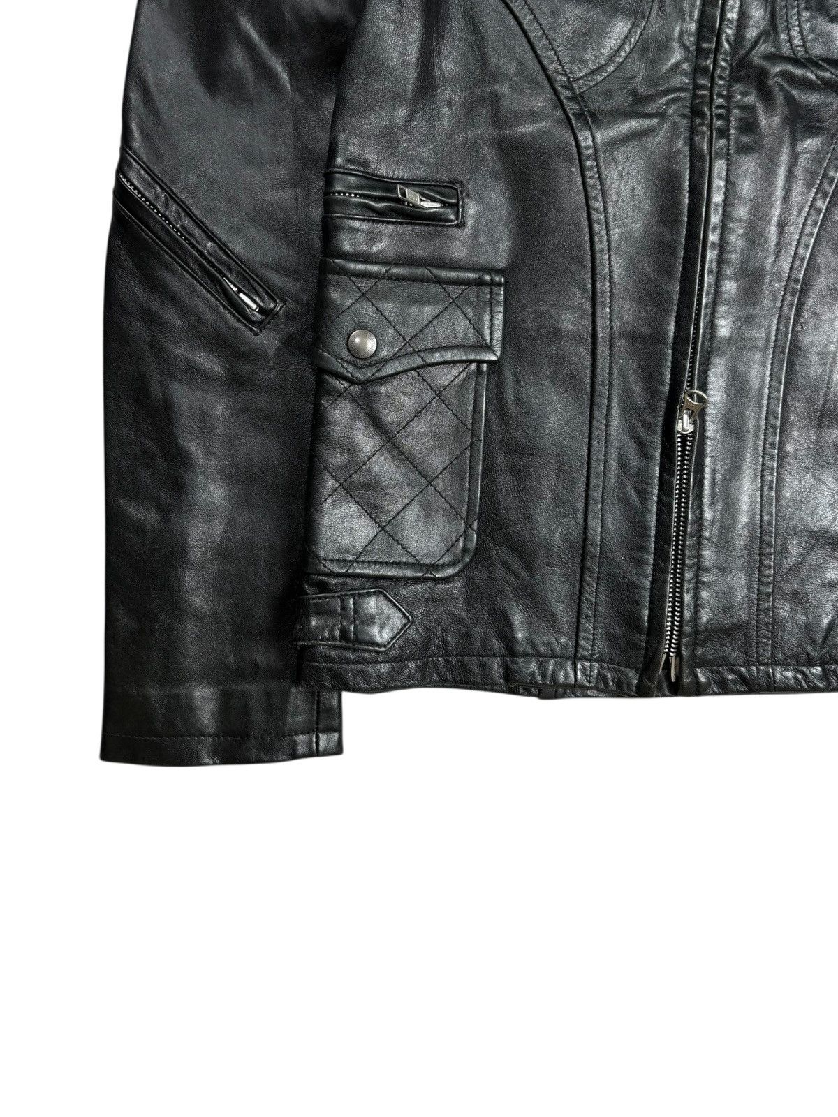 Ekam 2000s Abahouse - Vkei Syle Rider Denim Jacket Size US M / EU 48-50 / 2 - 7 Thumbnail