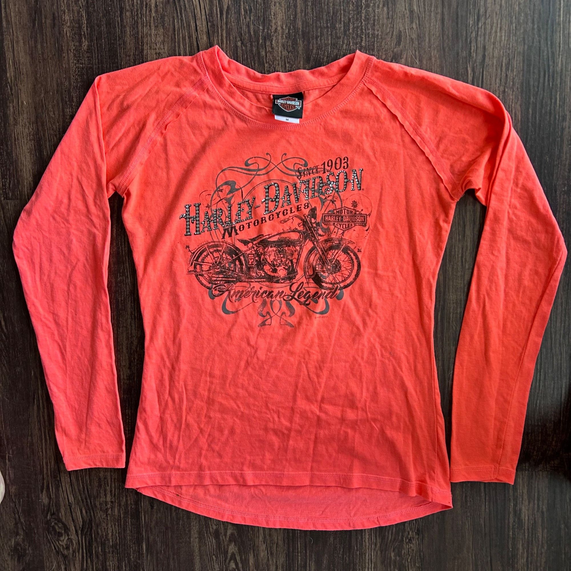 Harley Davidson Vintage/Y2K Women’s Harley Davidson Long Sleeve Shirt Size M / US 6-8 / IT 42-44 - 1 Thumbnail