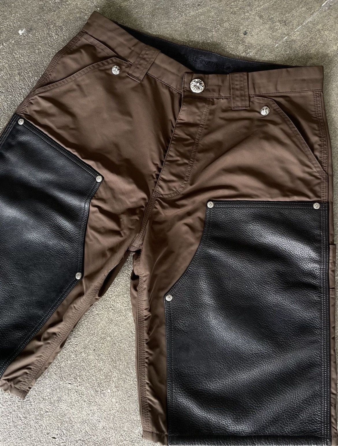 Chrome Hearts Chrome Hearts Double Knee Lucky Pink Patch Carpenter Shorts Size US 30 / EU 46 - 4 Thumbnail