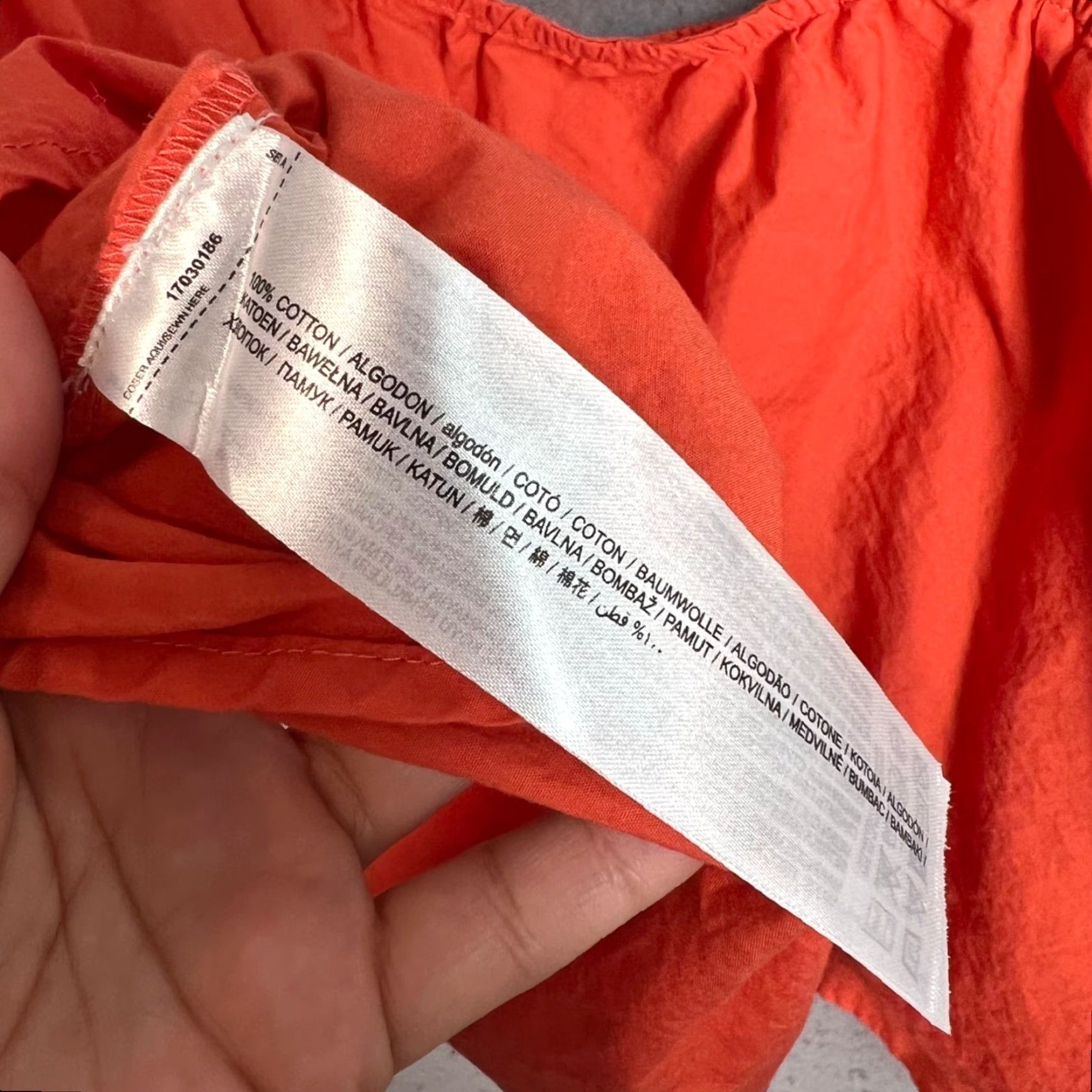 Mango Mango Tank Top Size 8 Orange Cropped Sleeveless Womens Cotton Size M / US 6-8 / IT 42-44 - 4 Thumbnail