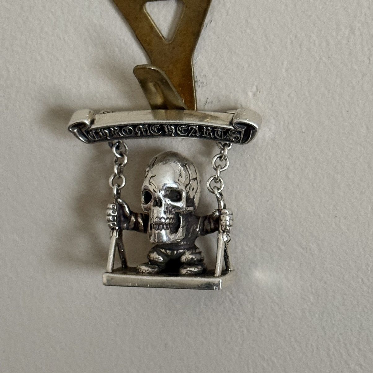Chrome Hearts RARE Chrome Hearts Collector Foti Swing ‘Swinger’ Pin Size ONE SIZE - 8 Thumbnail