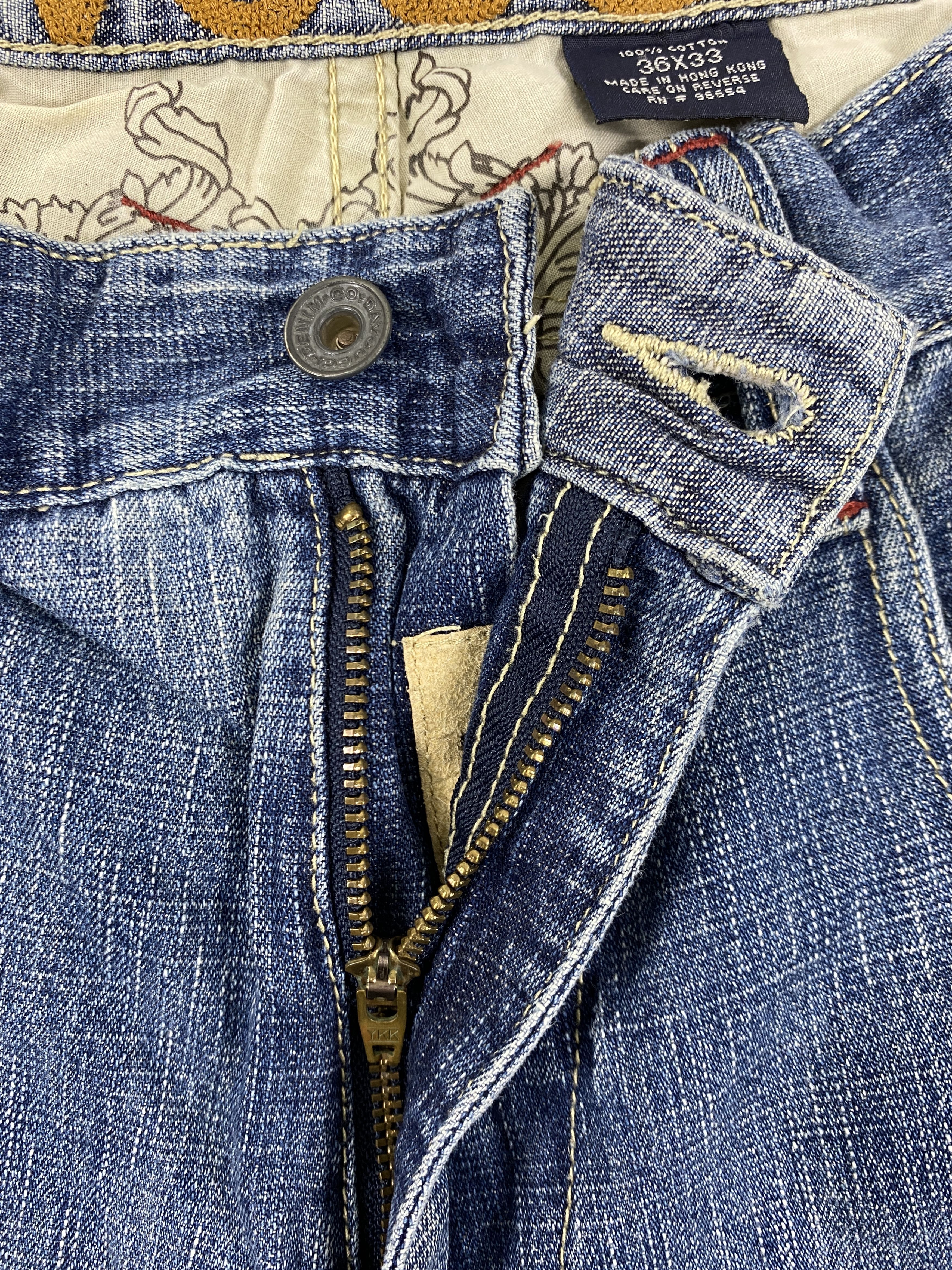 If Six Was Nine Vintage Davoucci Baggy/Balloon Jeans 36x32 Denim- JN3932 Size US 36 / EU 52 - 6 Thumbnail
