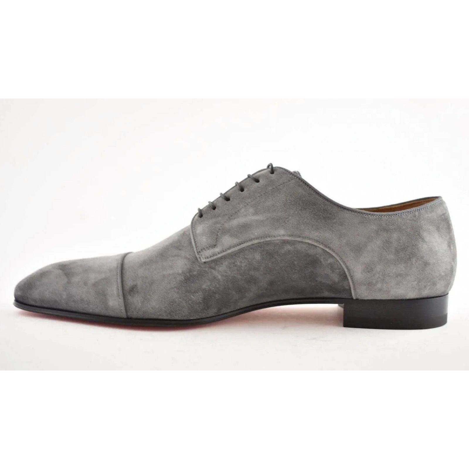 Christian Louboutin Christian Louboutin Shadow Grey Suede Lace Dress Loafer 40 7 Size US 7 / EU 40 - 9 Thumbnail