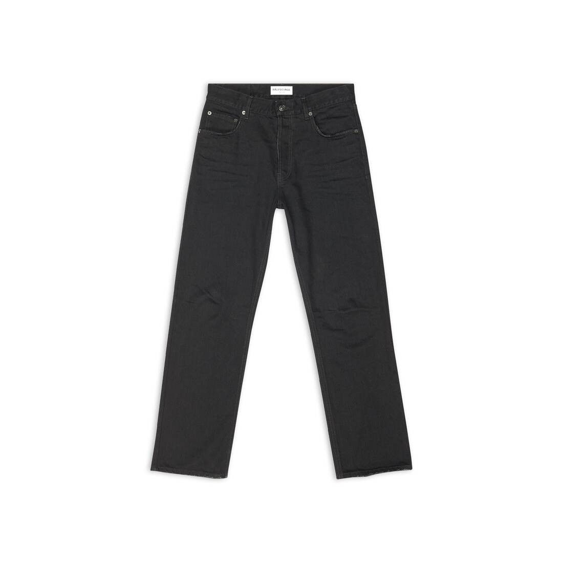 Balenciaga o1mt1gz1024 Slim Fit Denim Pants in Black Size US 28 / EU 44 - 1 Thumbnail