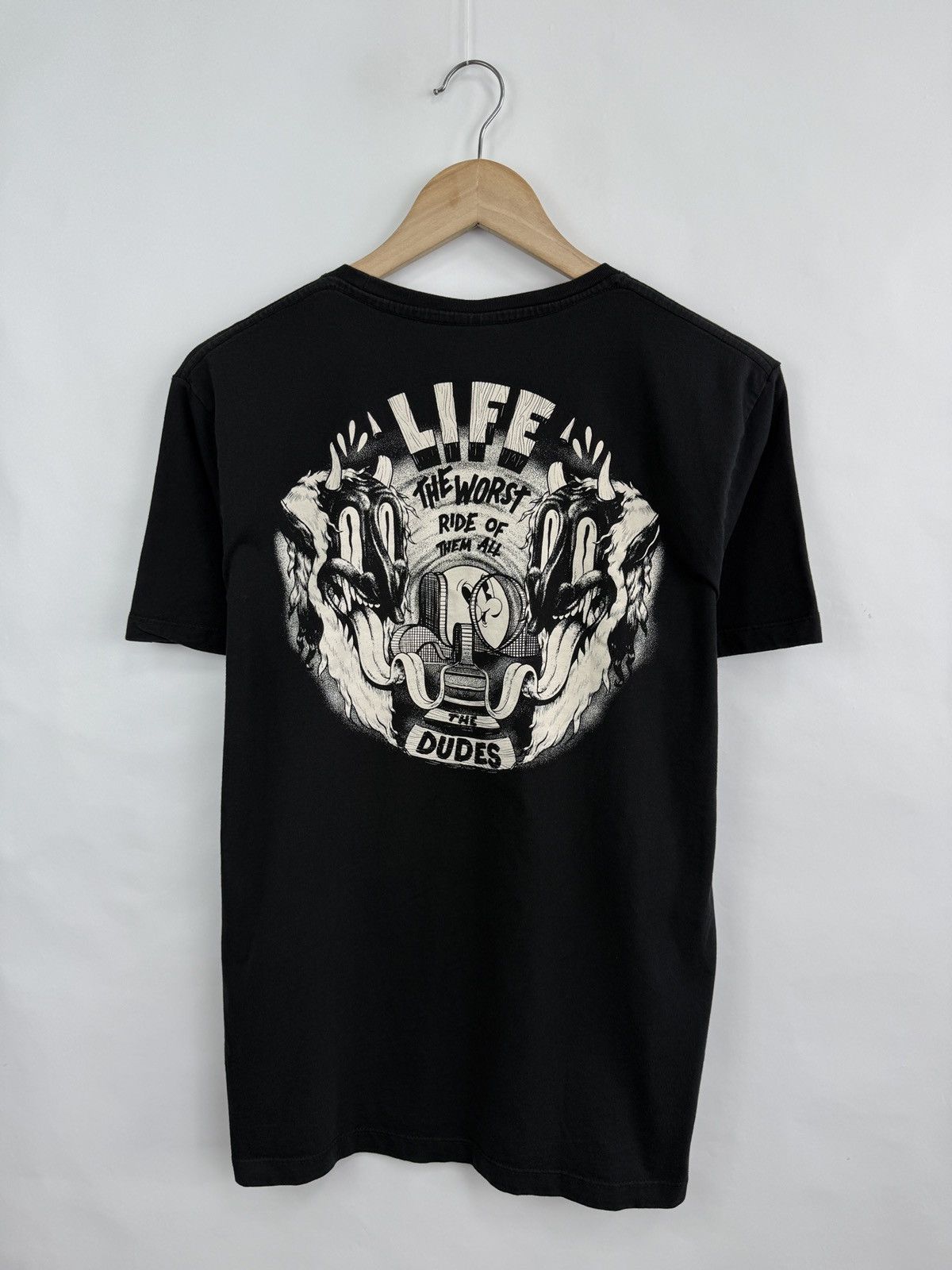 Designer Y2K The Dudes Life The Worst Ride Of Them All T-Shirt Rare Size US M / EU 48-50 / 2 - 5 Thumbnail