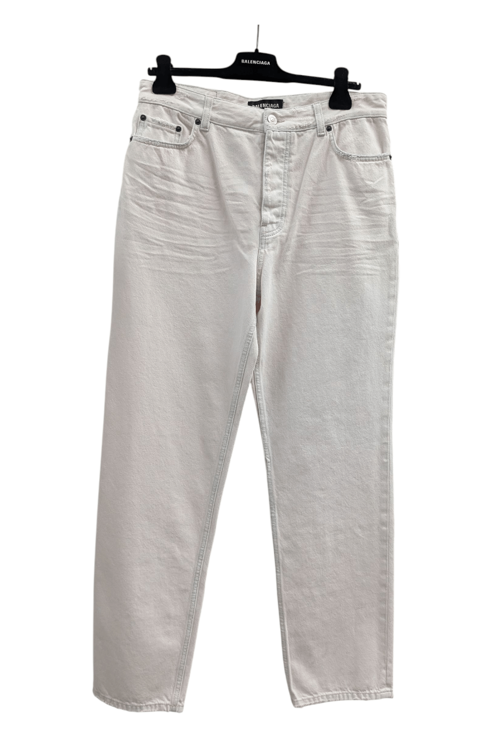 Balenciaga White recycled Balenciaga jeans Size US 33 - 1 Thumbnail