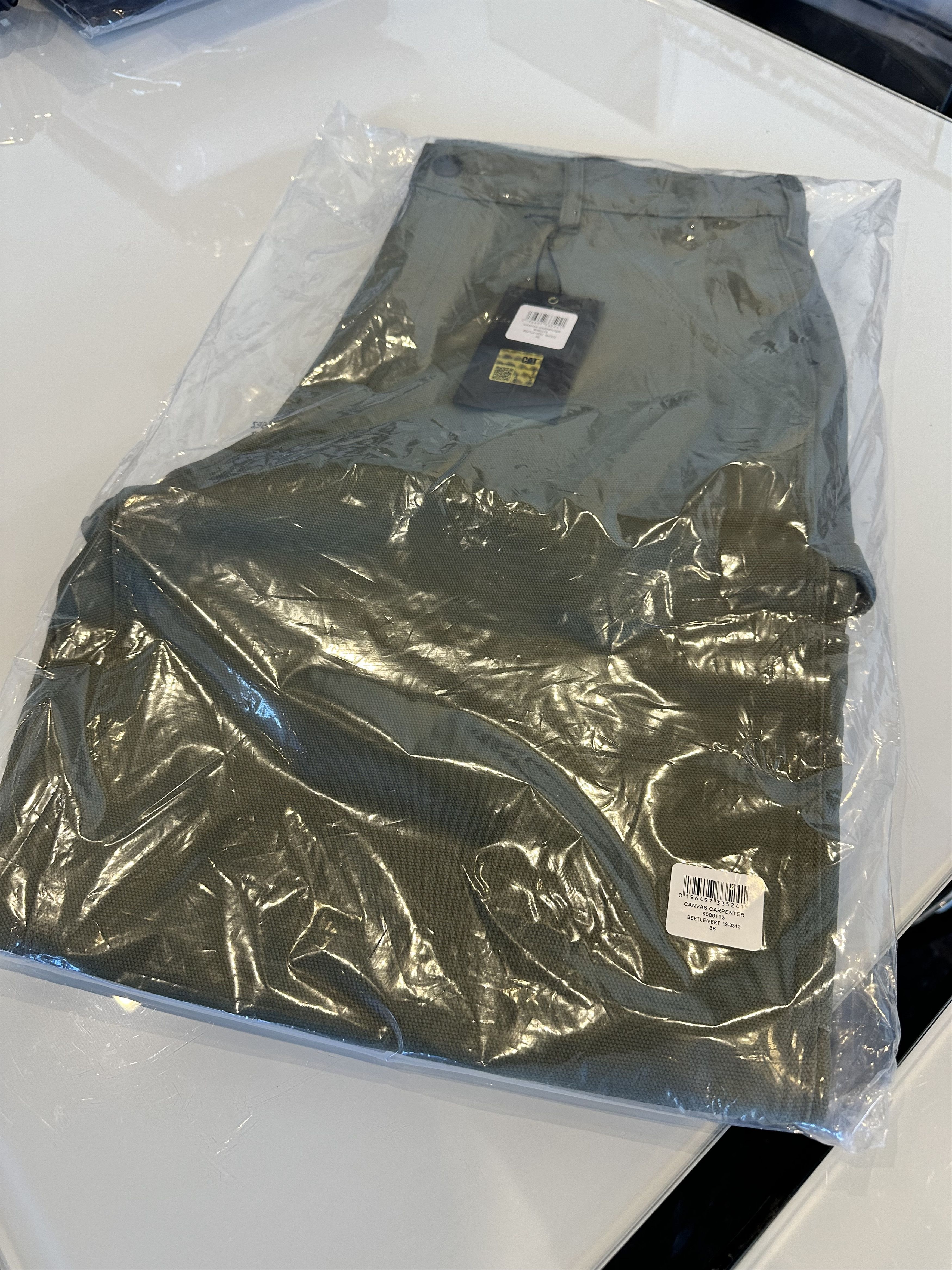 Caterpillar CAT WWR Canvas Carpenter Pants 36 Size US 36 / EU 52 - 4 Thumbnail