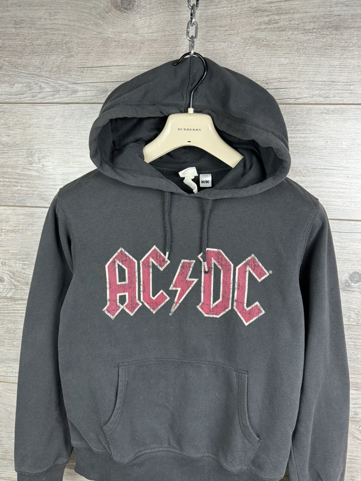ACDC Extra Large Black Red Hoodie Size XS