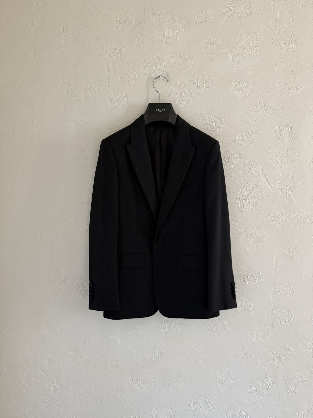 Celine × Hedi Slimane Celine Le Smoking Tuxedo Suit 44 Size 34R - 8 Thumbnail
