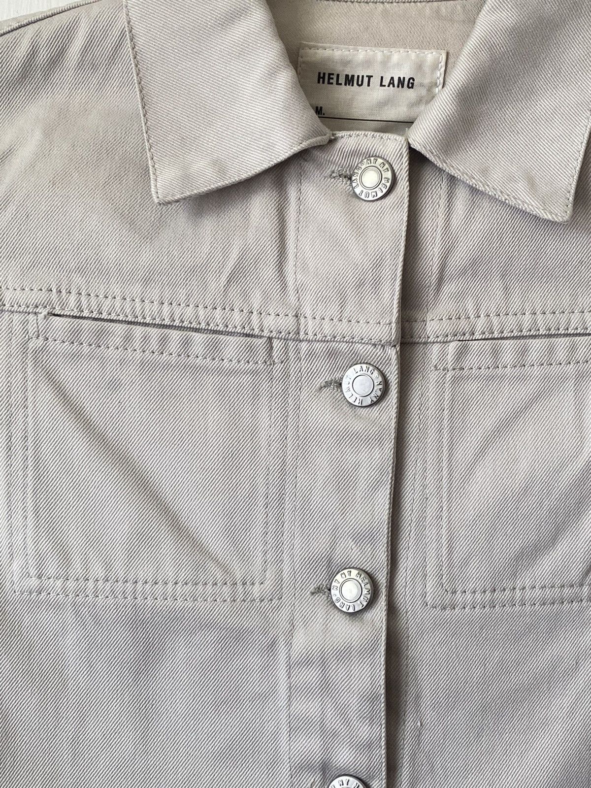 Helmut Lang Helmut Lang ‘90s raw silk denim 2 pocket turn up jacket Size XS / US 0-2 / IT 36-38 - 3 Thumbnail