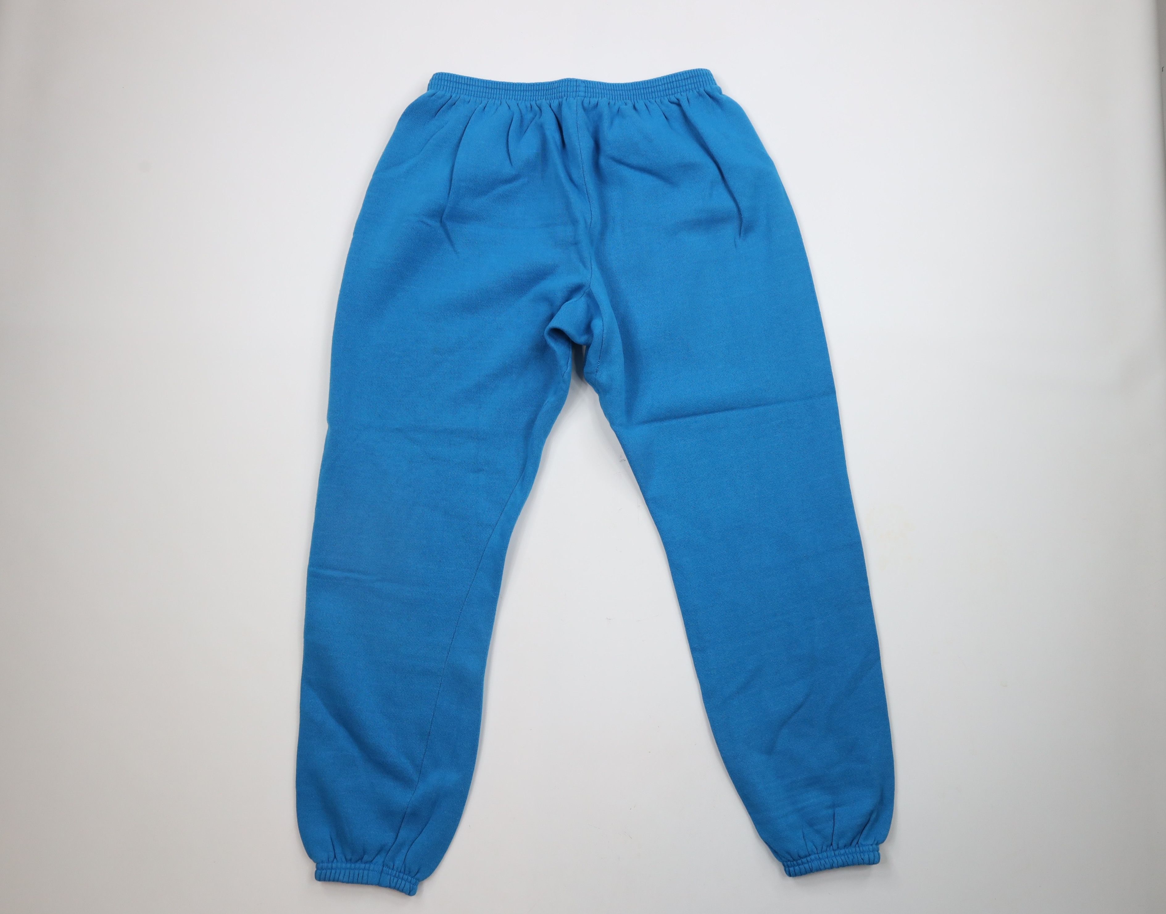 Vintage Vintage 70s 80s Streetwear Sweatpants Joggers Blue USA Size US 36 / EU 52 - 1 Thumbnail