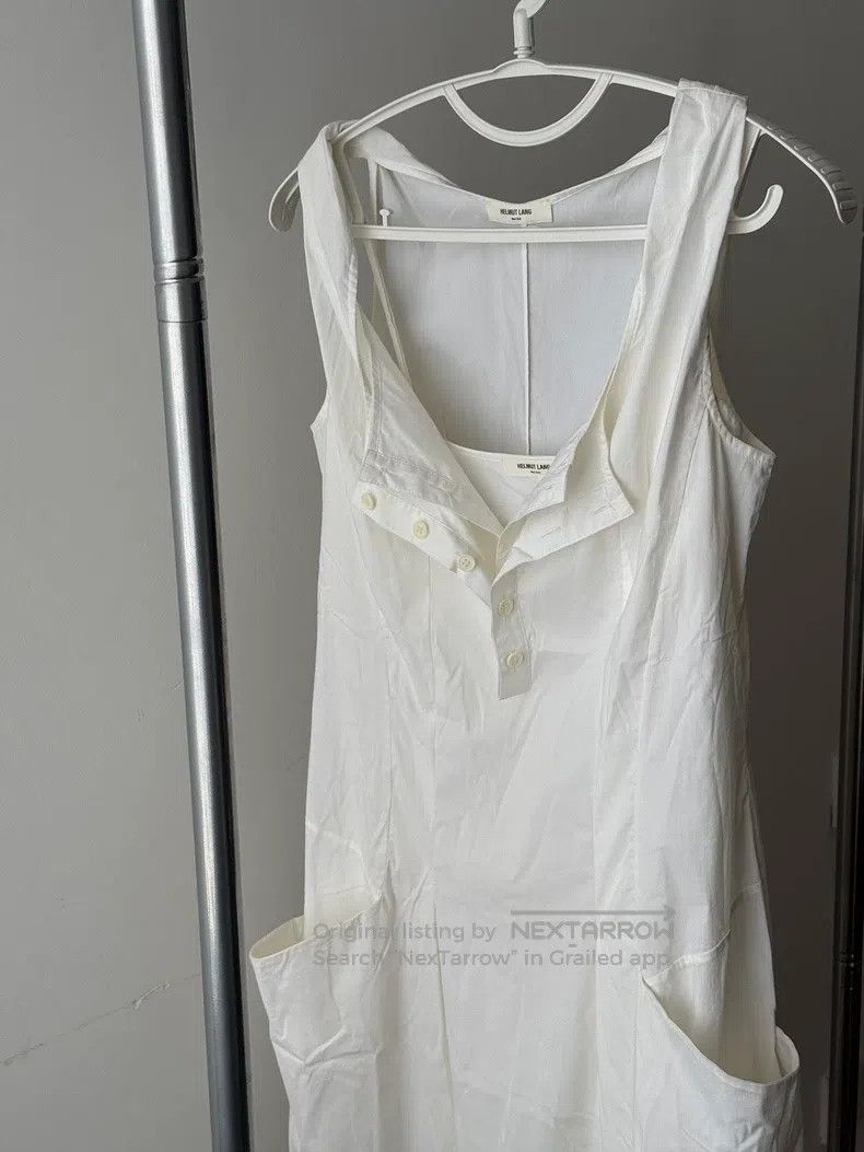 Helmut Lang Helmut Lang White Two-Piece Sleeveless Dress Size M / US 6-8 / IT 42-44 - 5 Thumbnail
